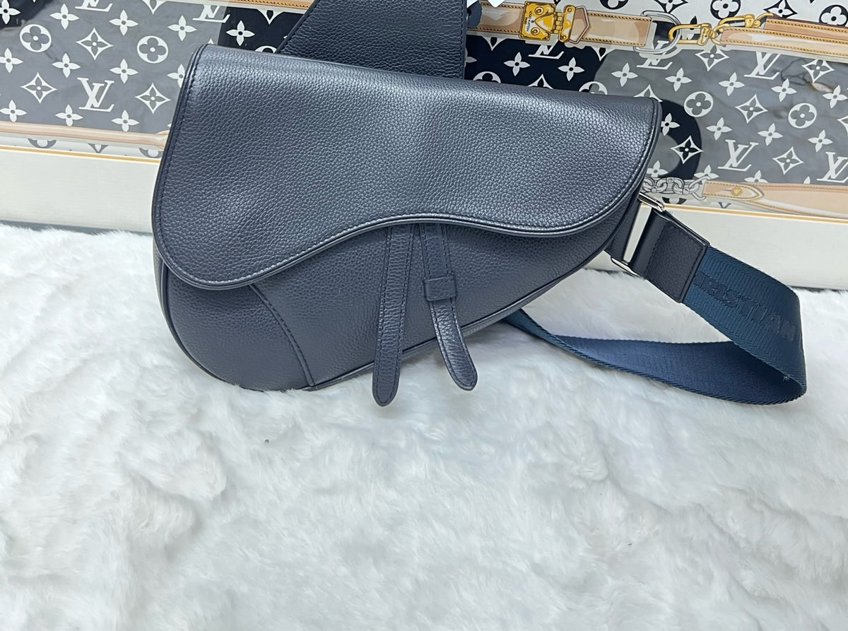 Dior - Saddle - Leather - Navy