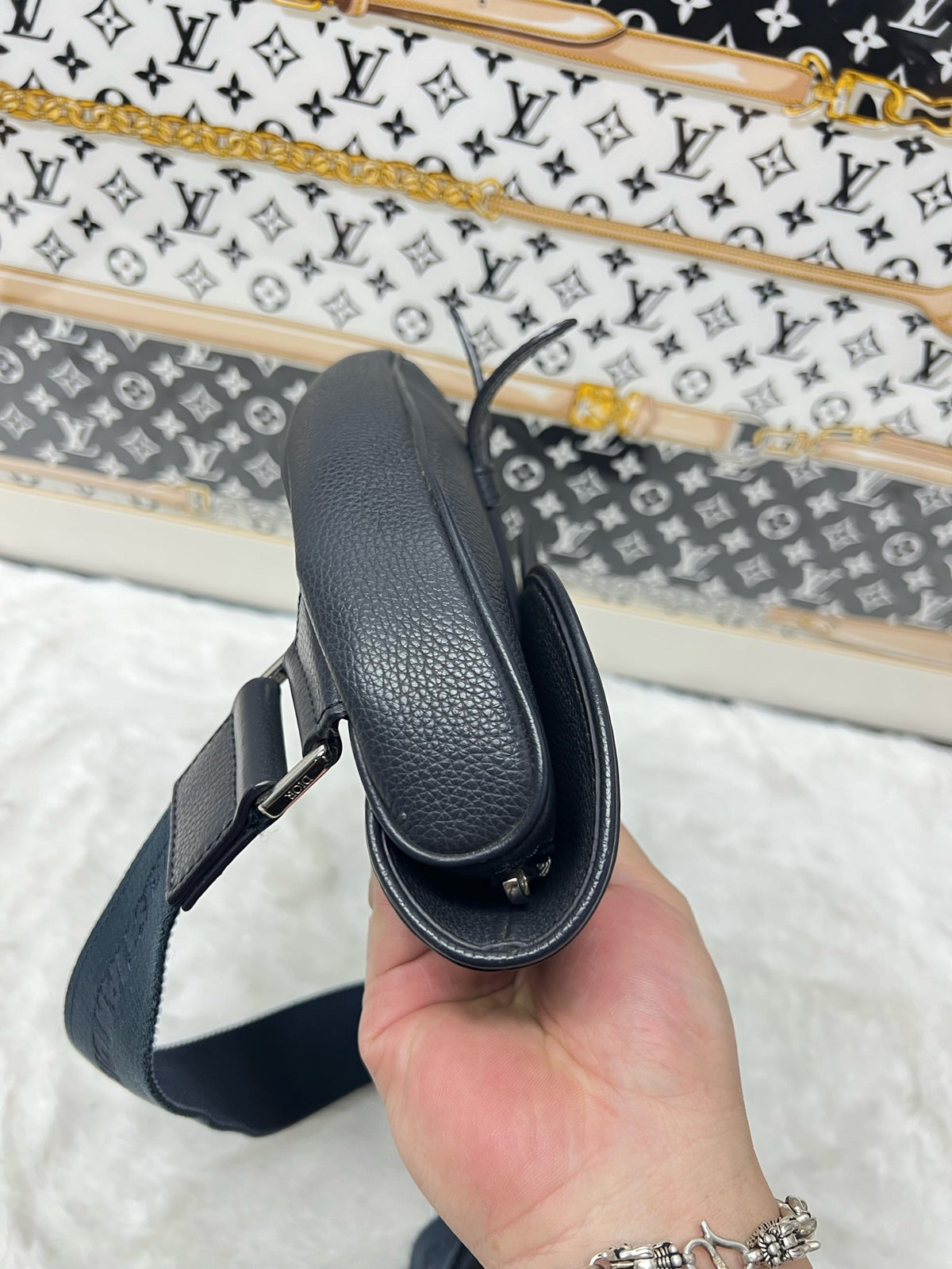 Dior - Saddle - Leather - Navy