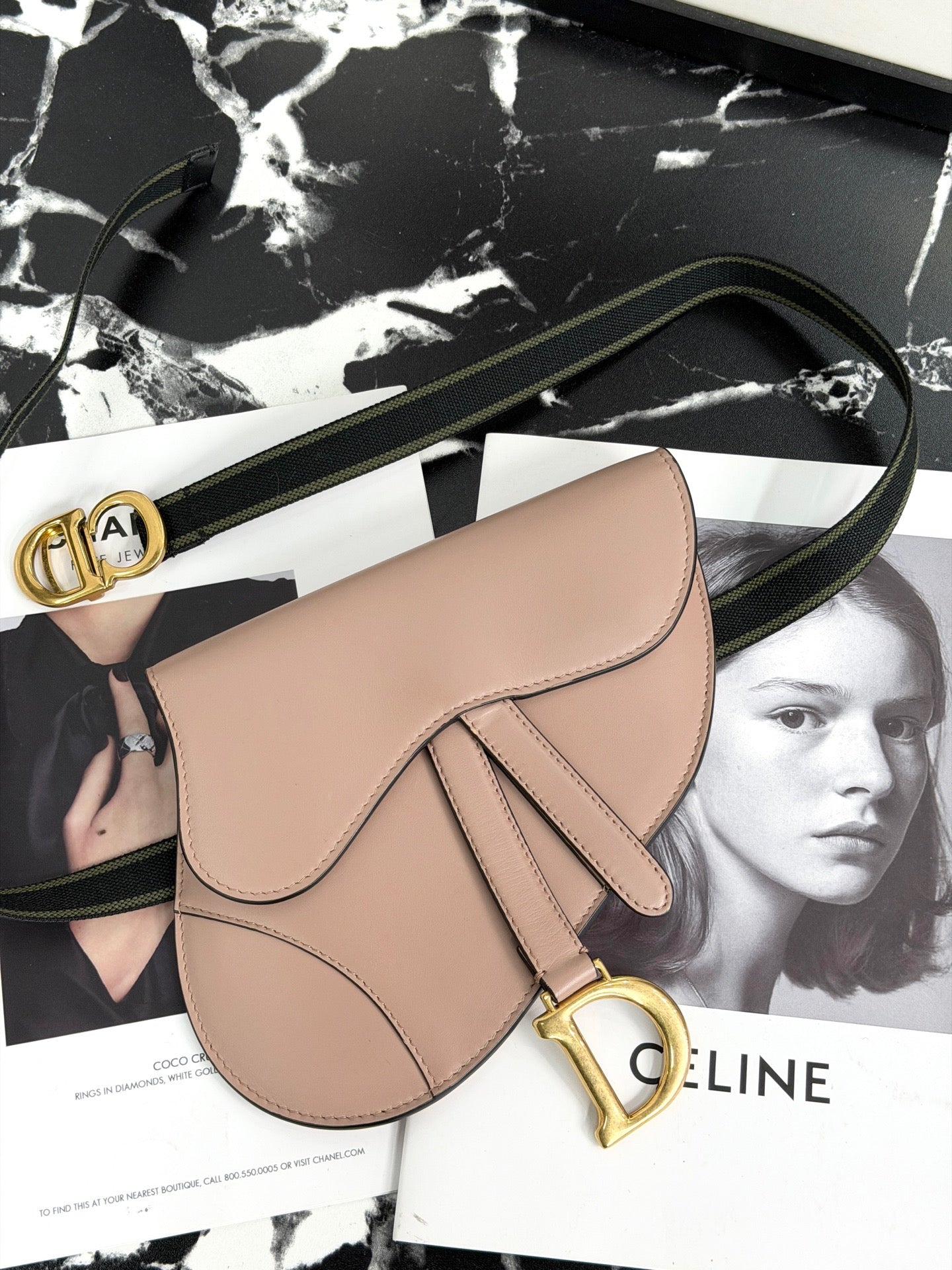 Dior - Saddle - Leather - Pink - (Small)