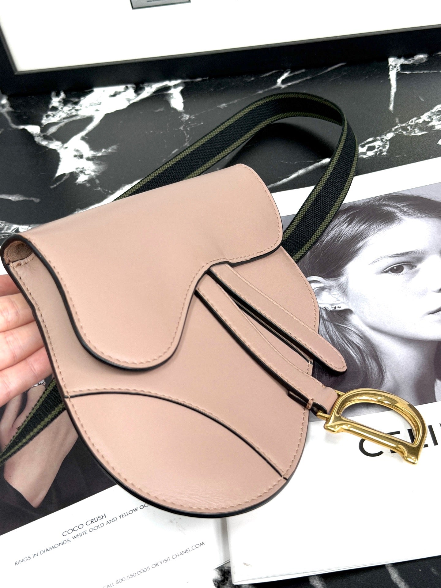 Dior - Saddle - Leather - Pink - (Small)