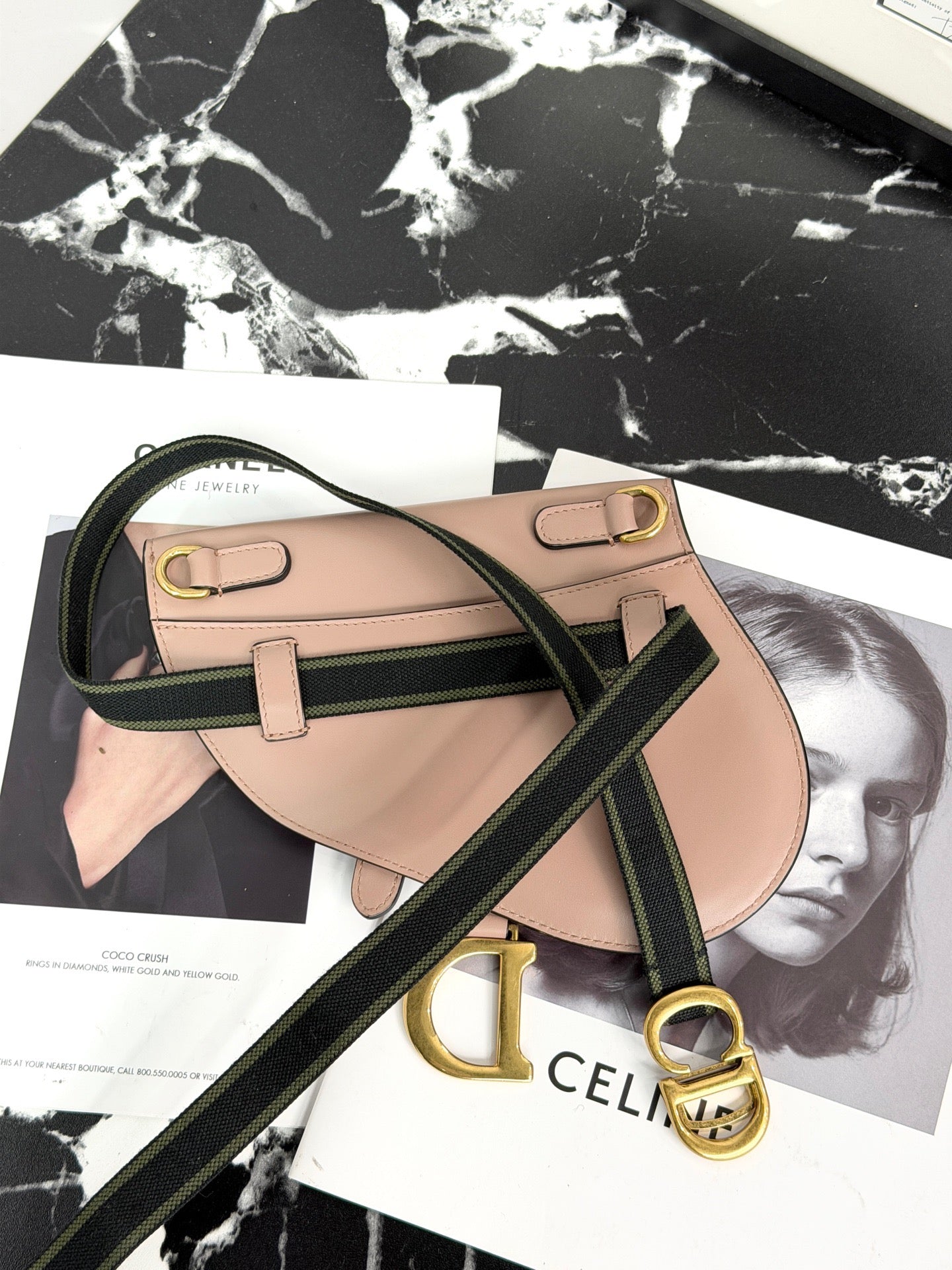 Dior - Saddle - Leather - Pink - (Small)
