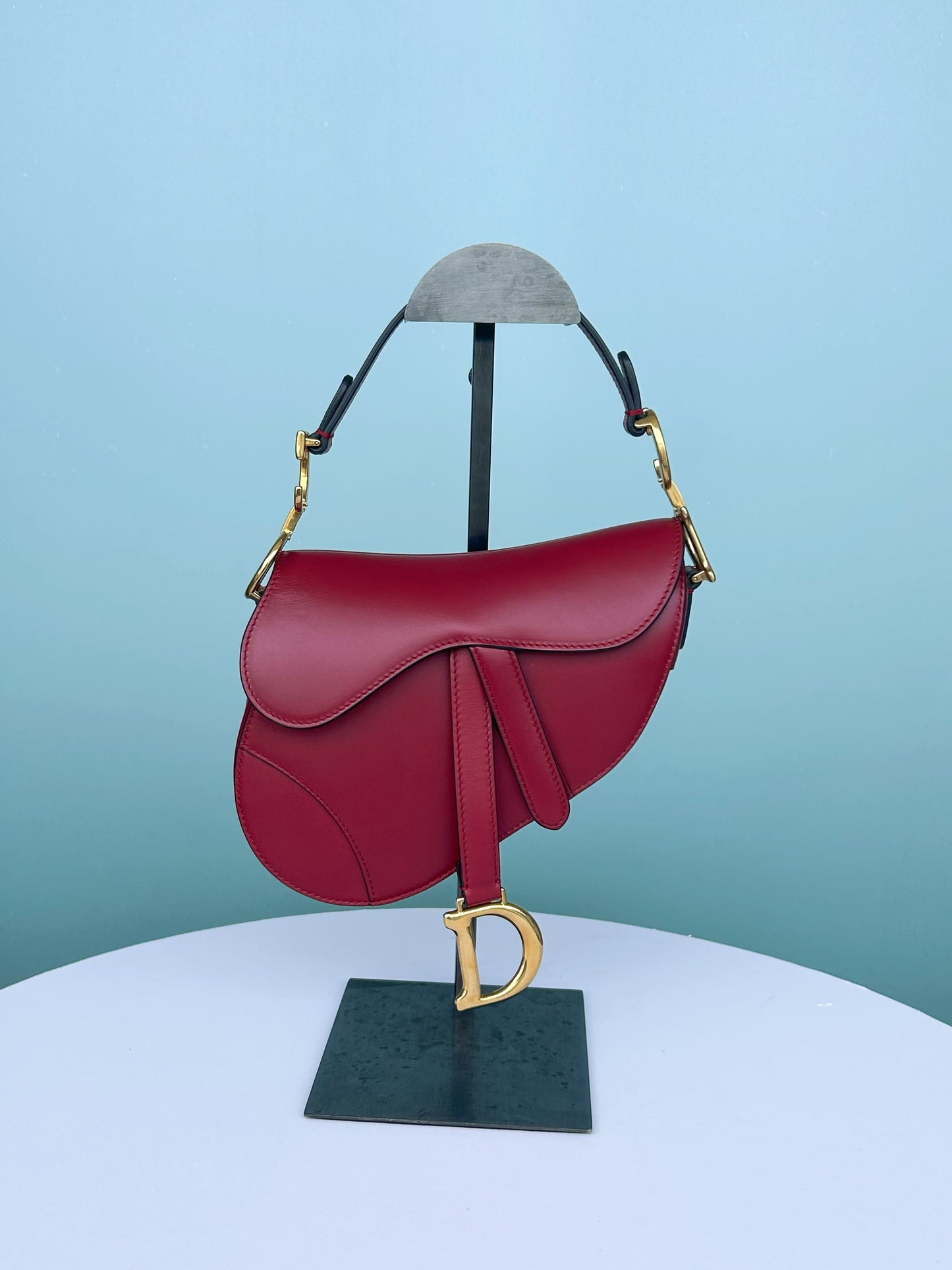 Dior - Saddle - Leather - Red - (small)