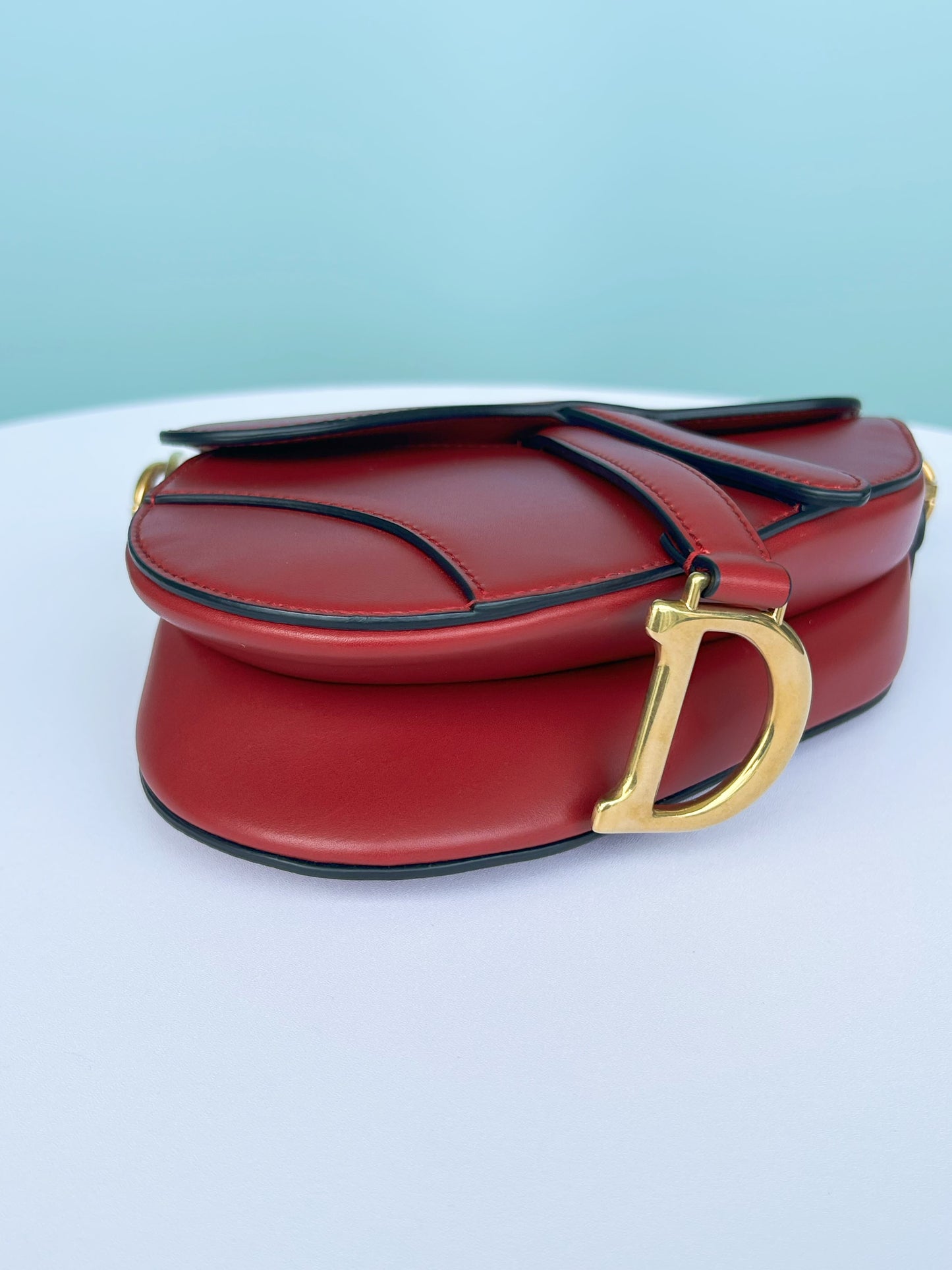 Dior - Saddle - Leather - Red - (small)