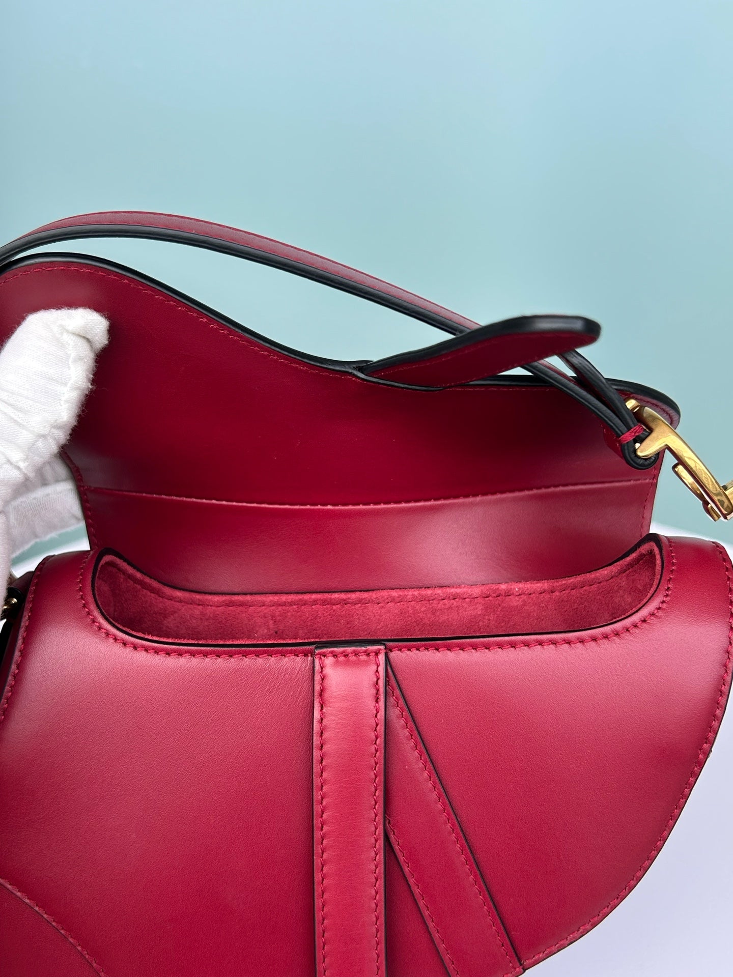 Dior - Saddle - Leather - Red - (small)