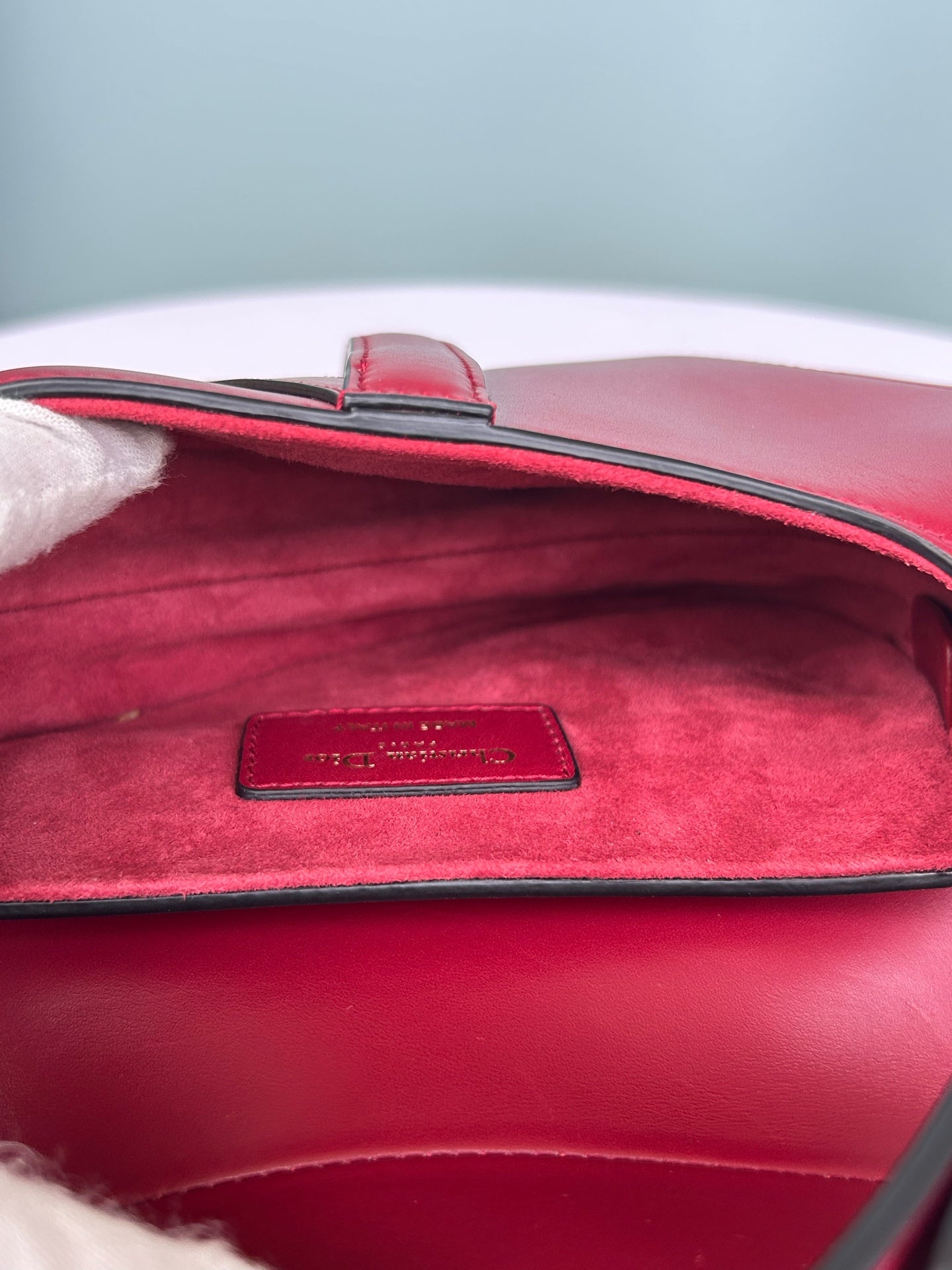 Dior - Saddle - Leather - Red - (small)