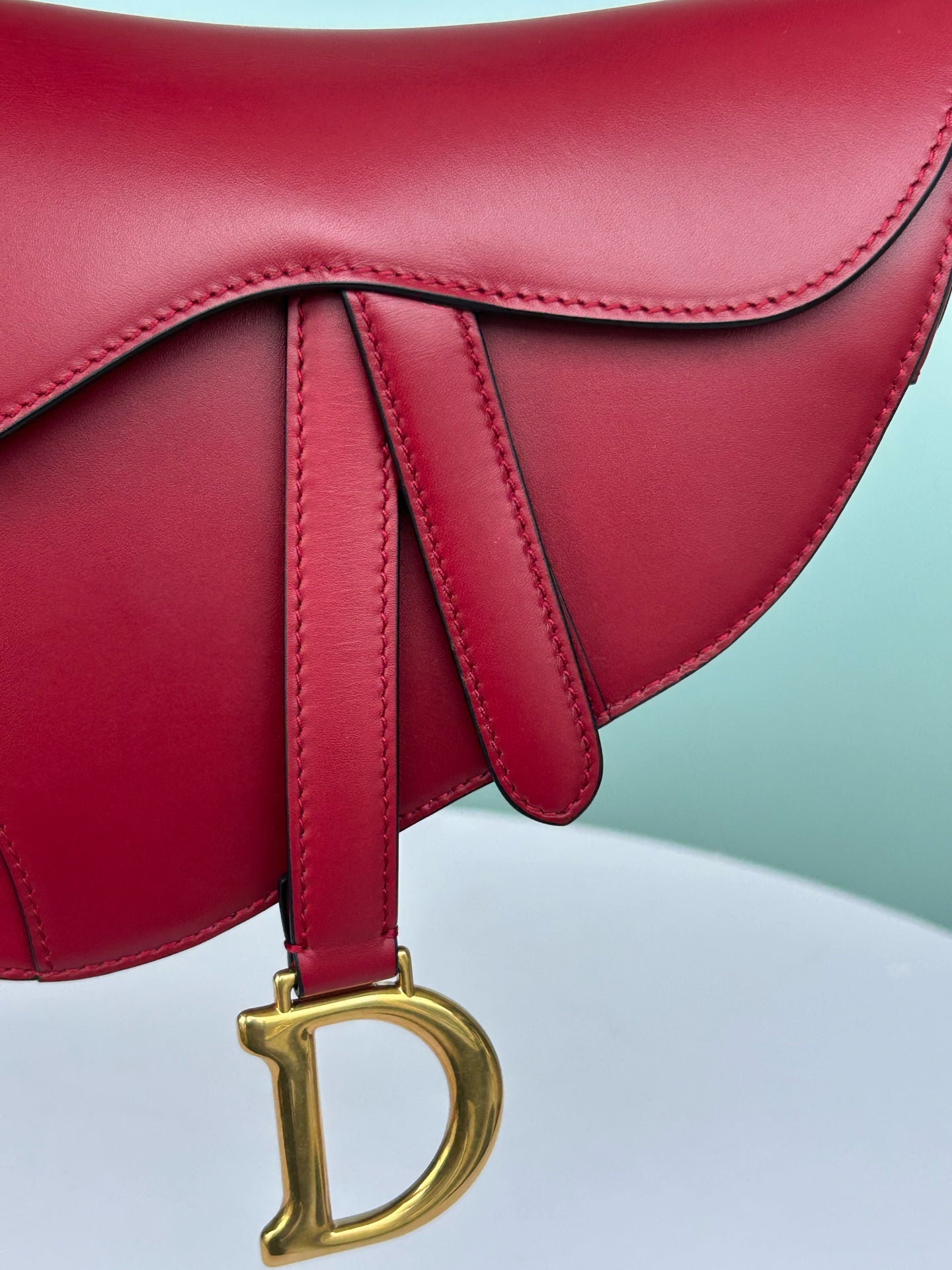 Dior - Saddle - Leather - Red - (small)