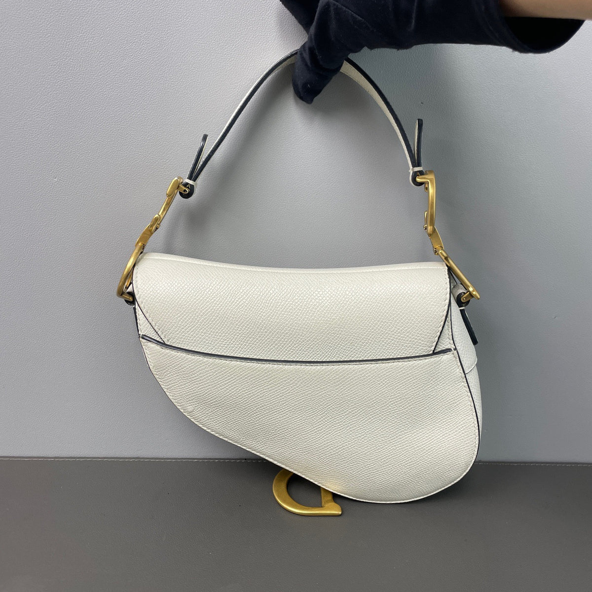 Dior - Saddle - Leather - White - (Small)