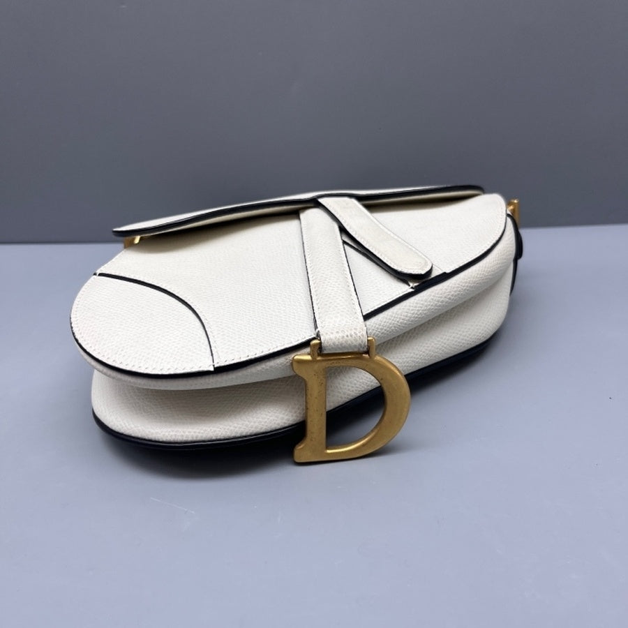 Dior - Saddle - Leather - White - (small)