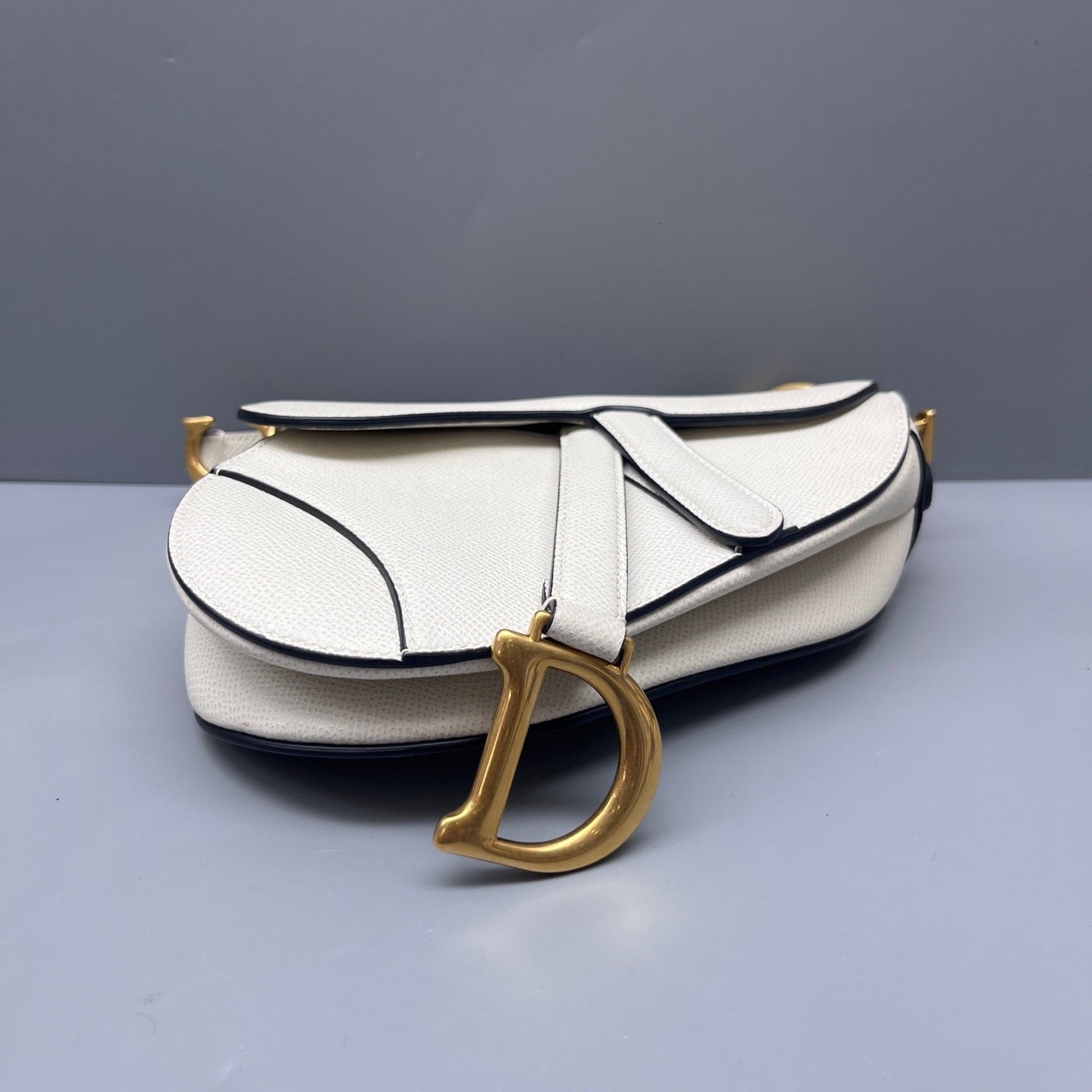 Dior - Saddle - Leather - White - (small)
