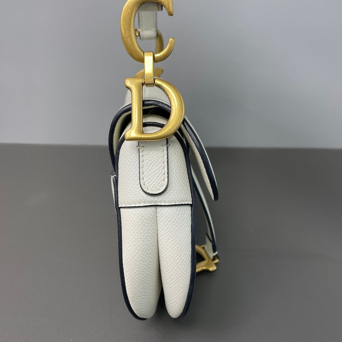 Dior - Saddle - Leather - White - (Small)