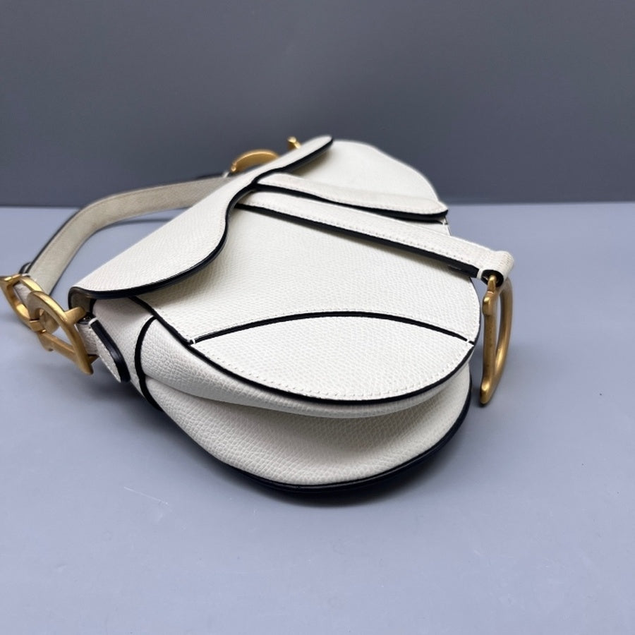 Dior - Saddle - Leather - White - (small)