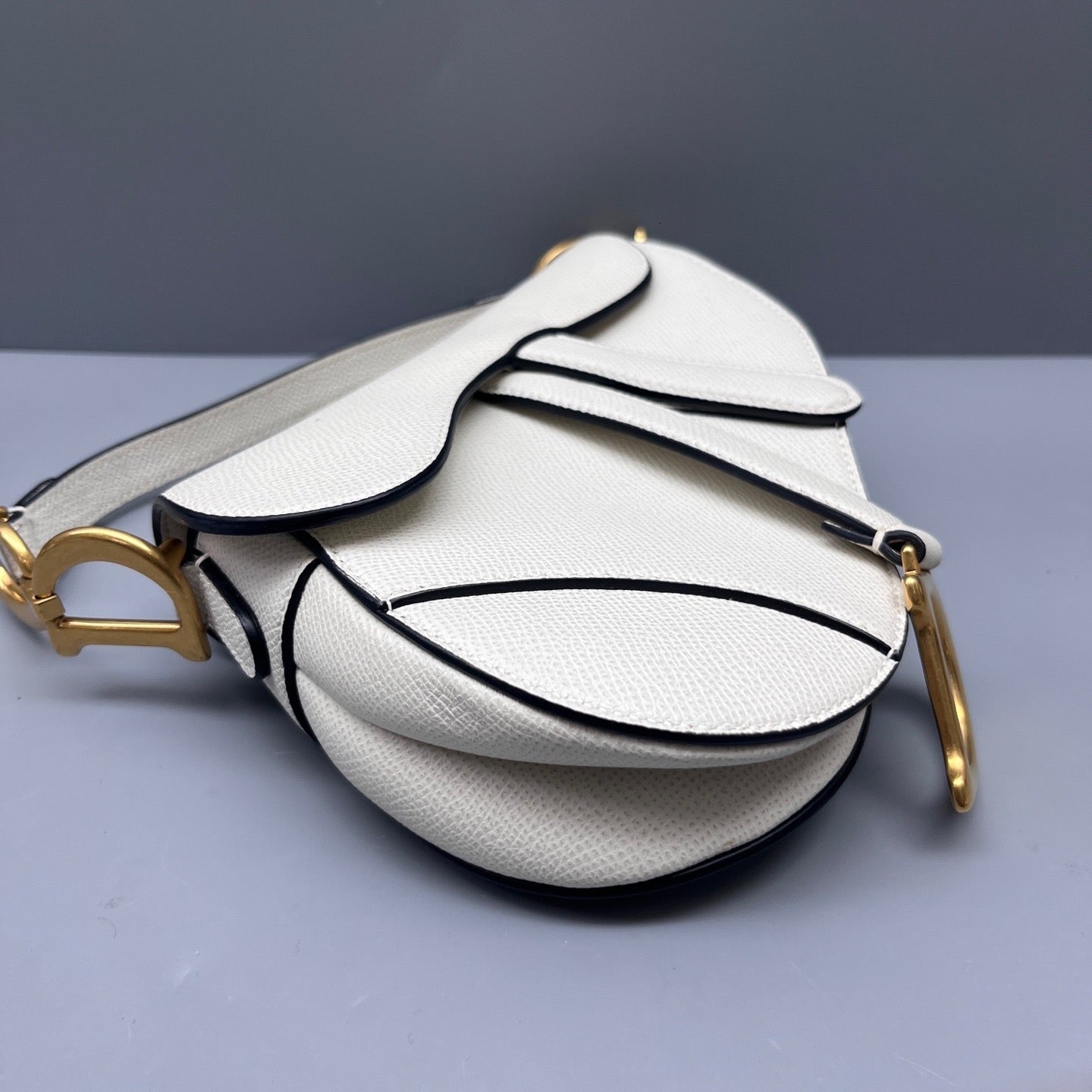 Dior - Saddle - Leather - White - (small)