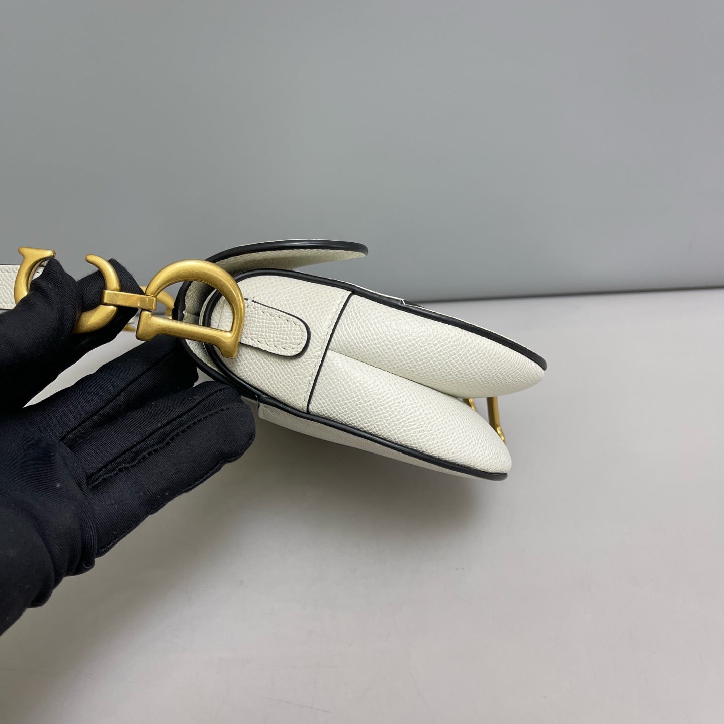 Dior - Saddle - Leather - White - (small)