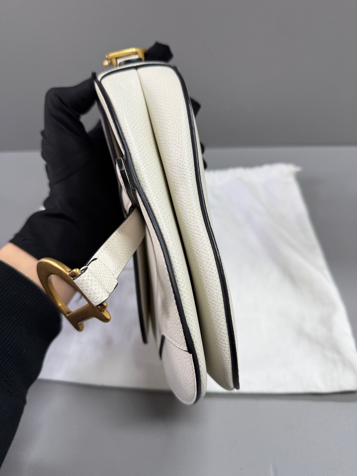 Dior - Saddle - Leather - White - (small)