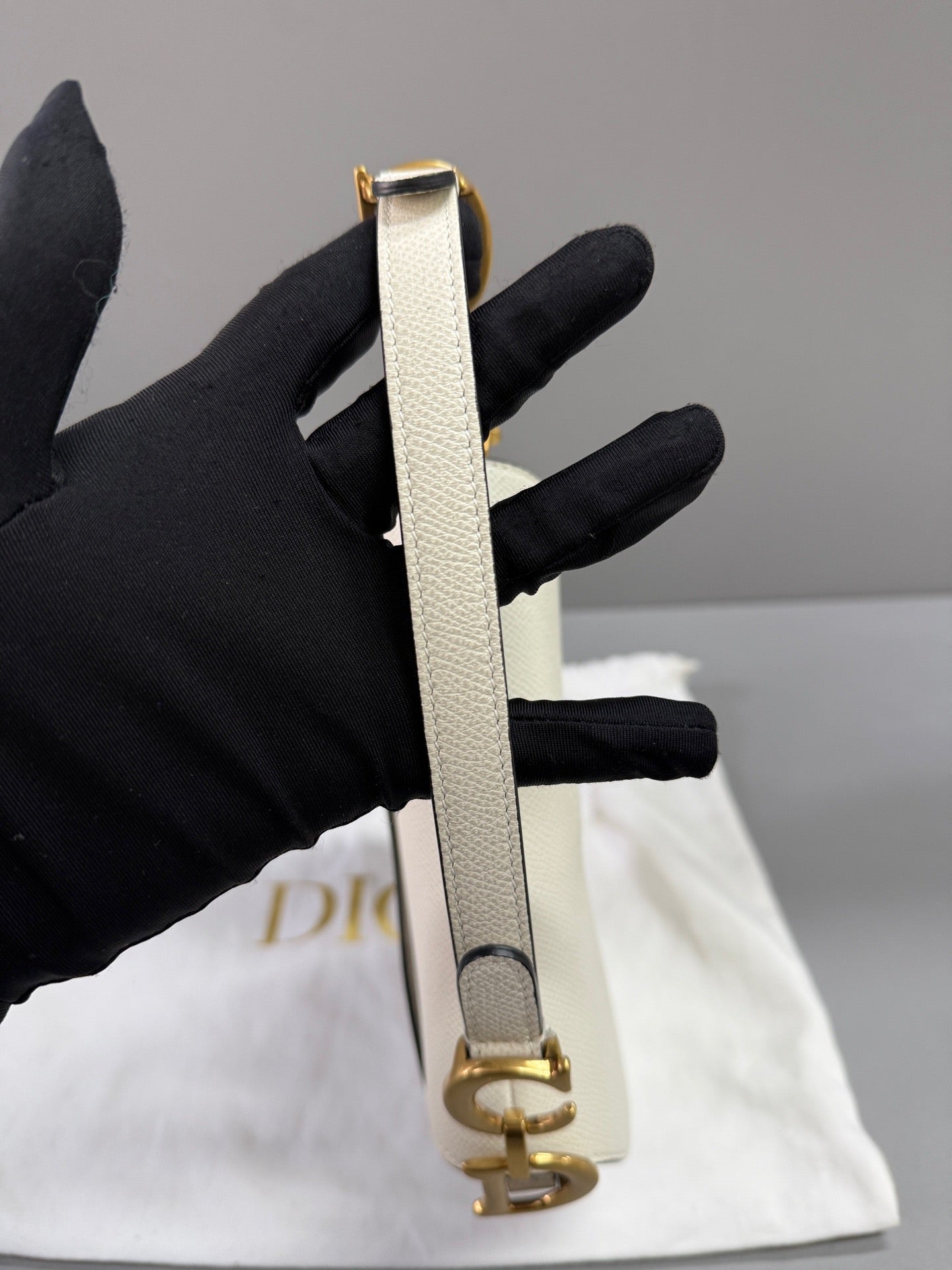 Dior - Saddle - Leather - White - (small)