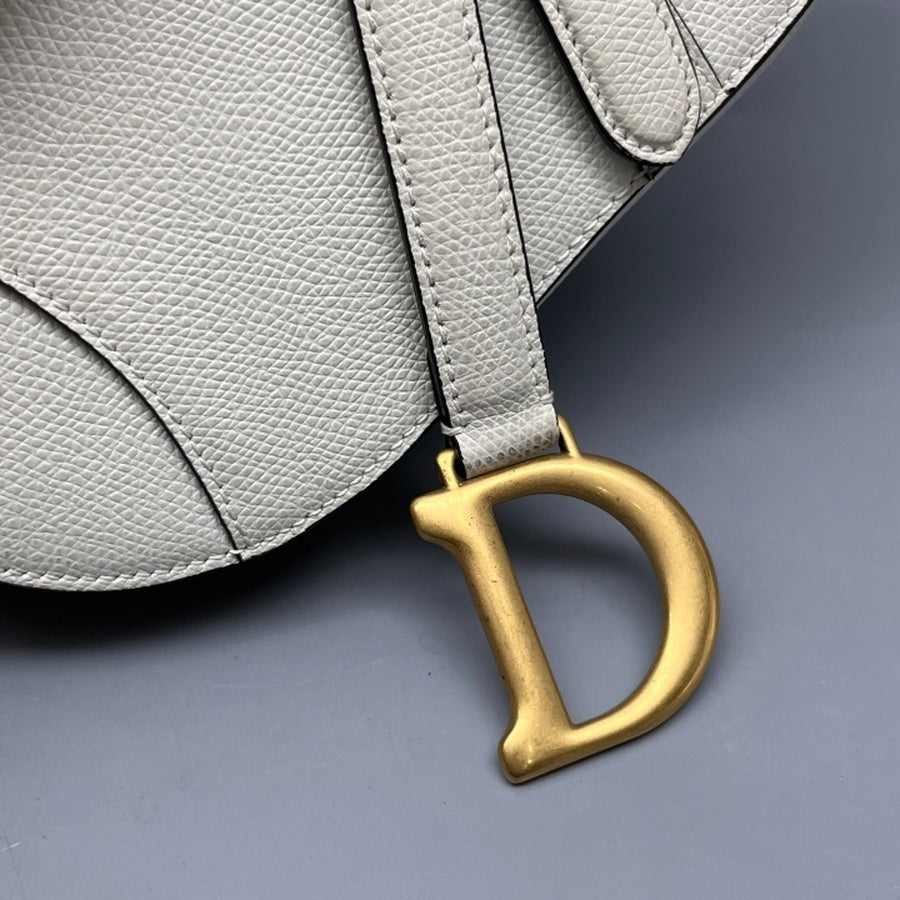 Dior - Saddle - Leather - White - (small)