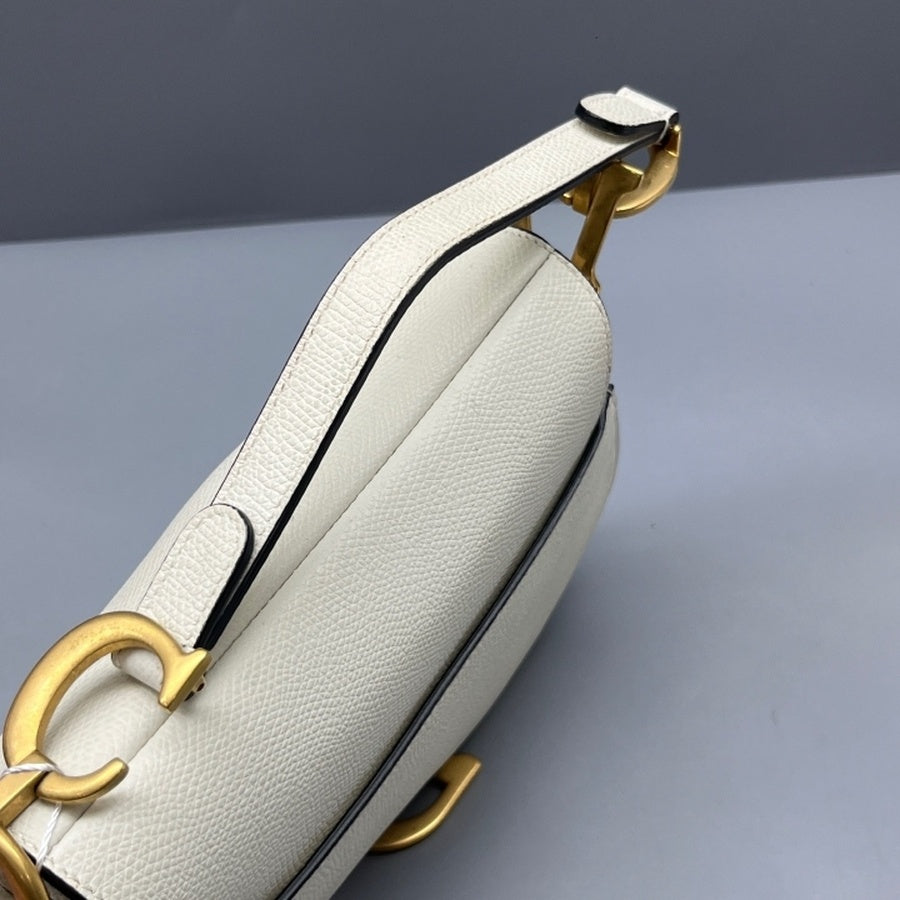 Dior - Saddle - Leather - White - (small)