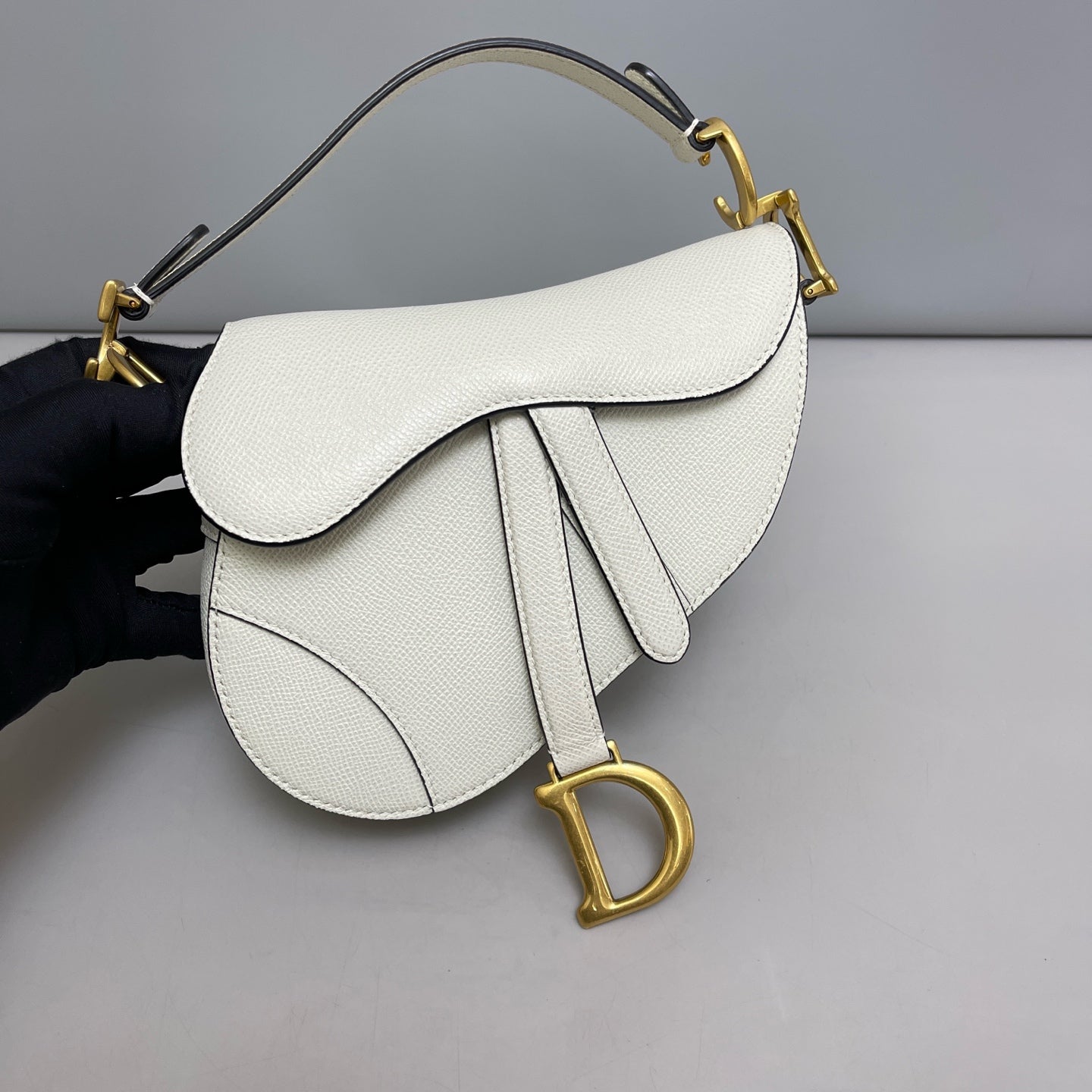 Dior - Saddle - Leather - White - (small)