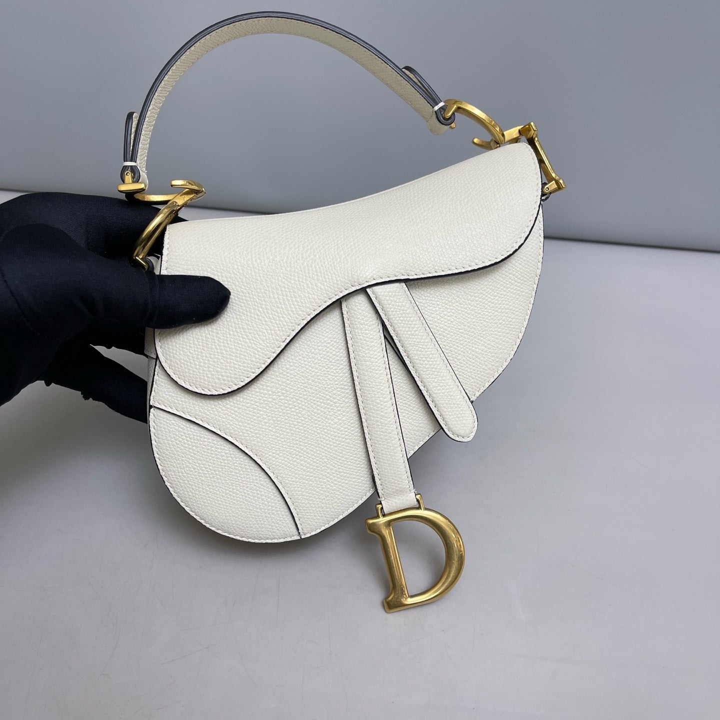 Dior - Saddle - Leather - White - (small)