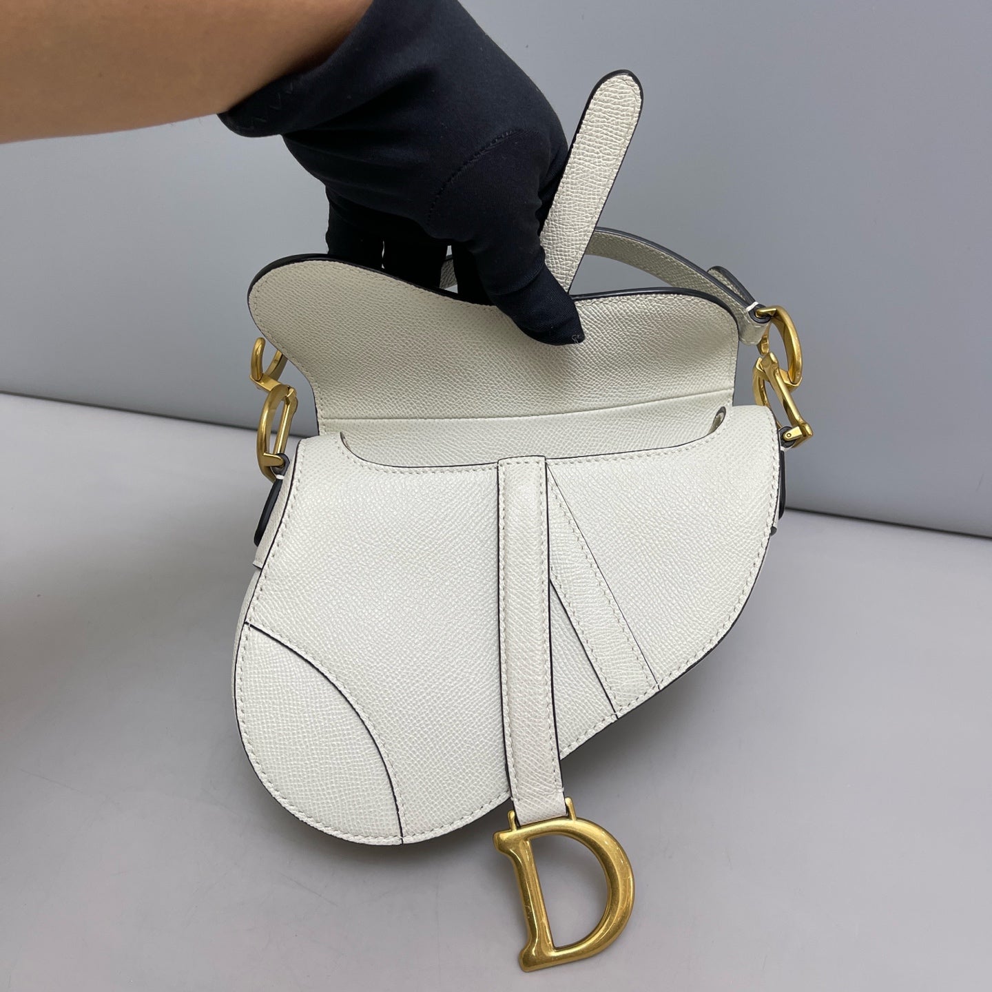 Dior - Saddle - Leather - White - (small)