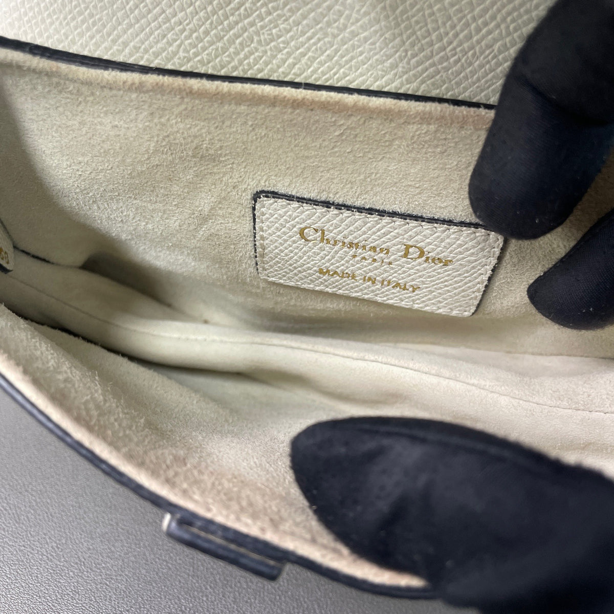 Dior - Saddle - Leather - White - (Small)