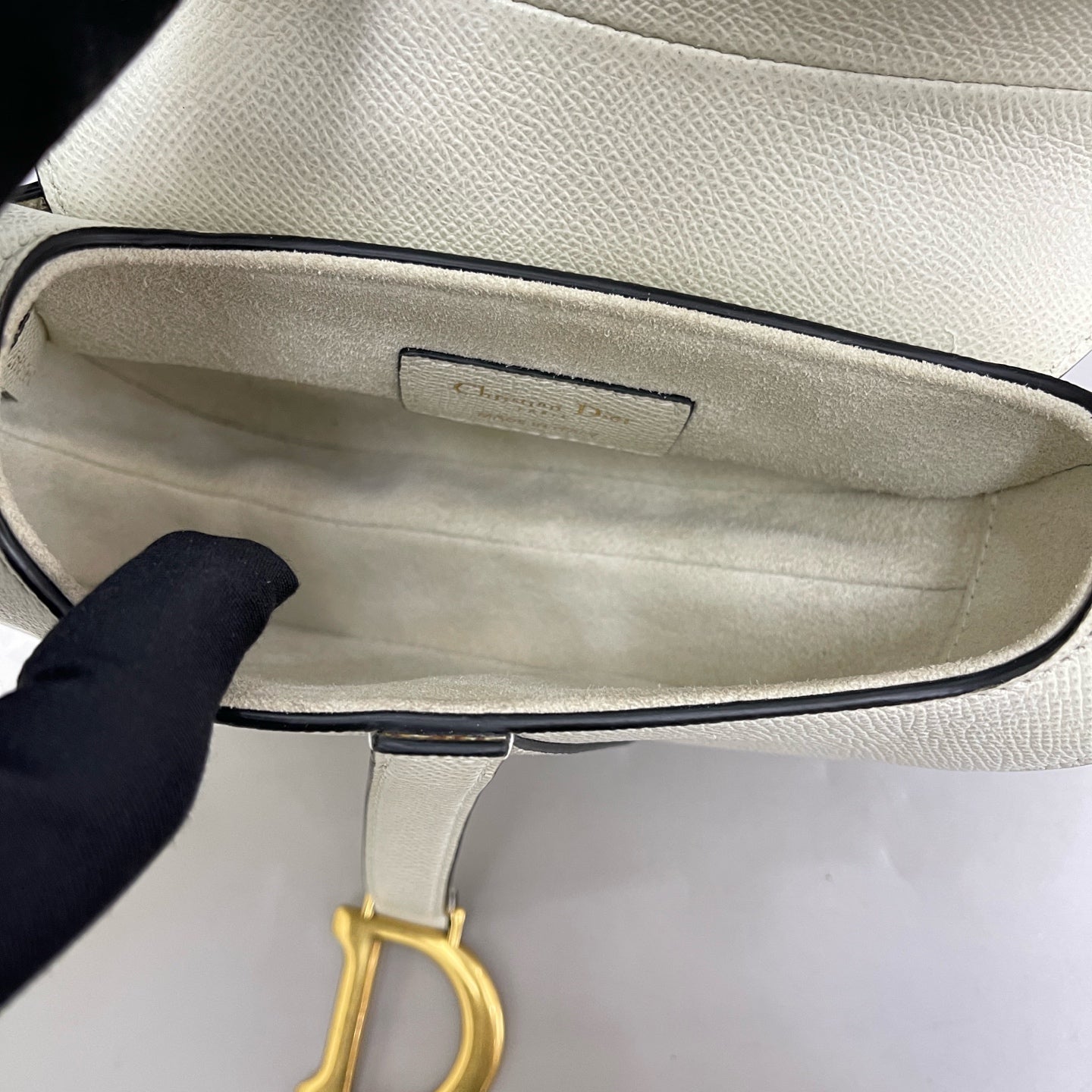 Dior - Saddle - Leather - White - (small)