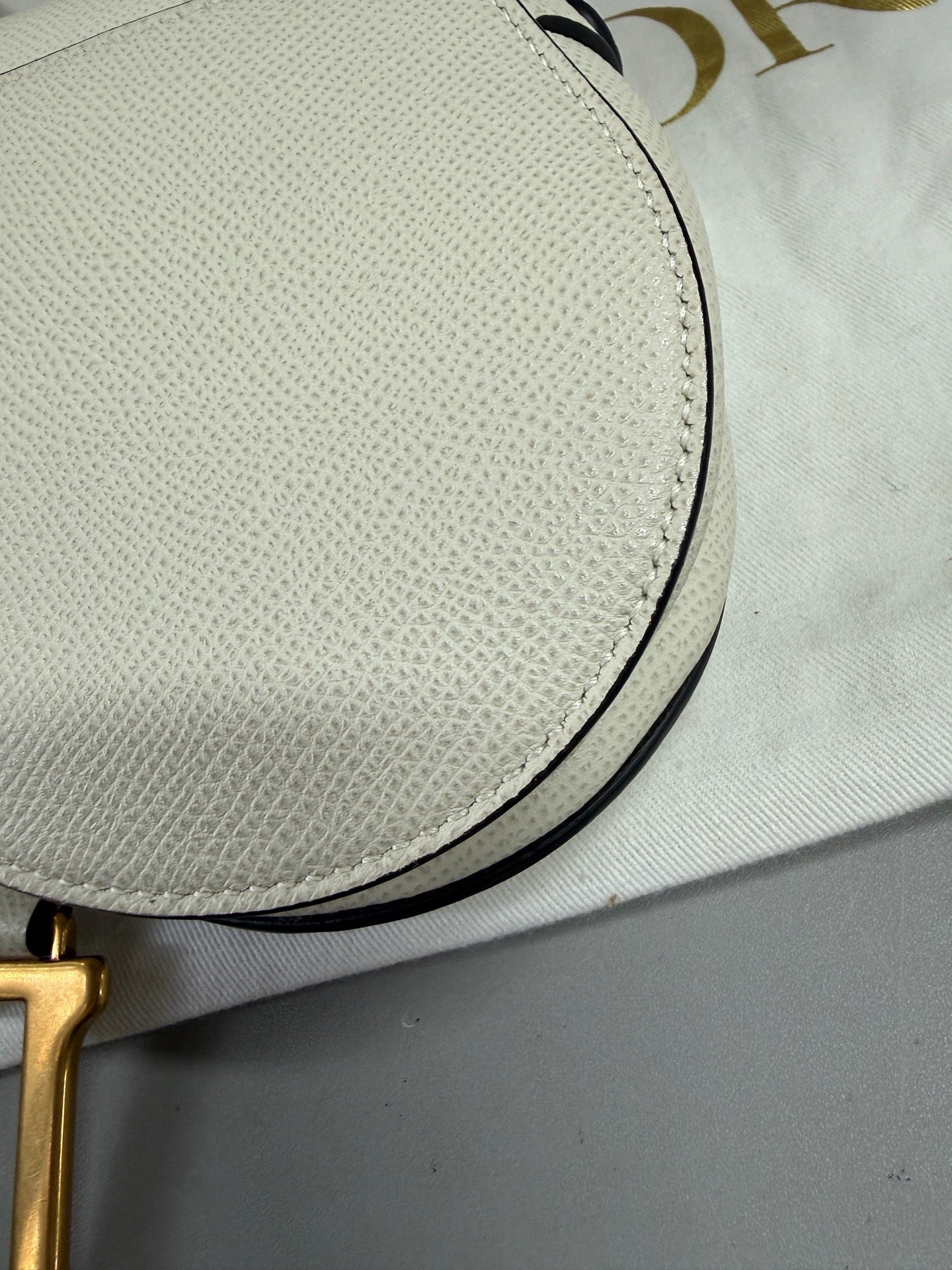 Dior - Saddle - Leather - White - (small)