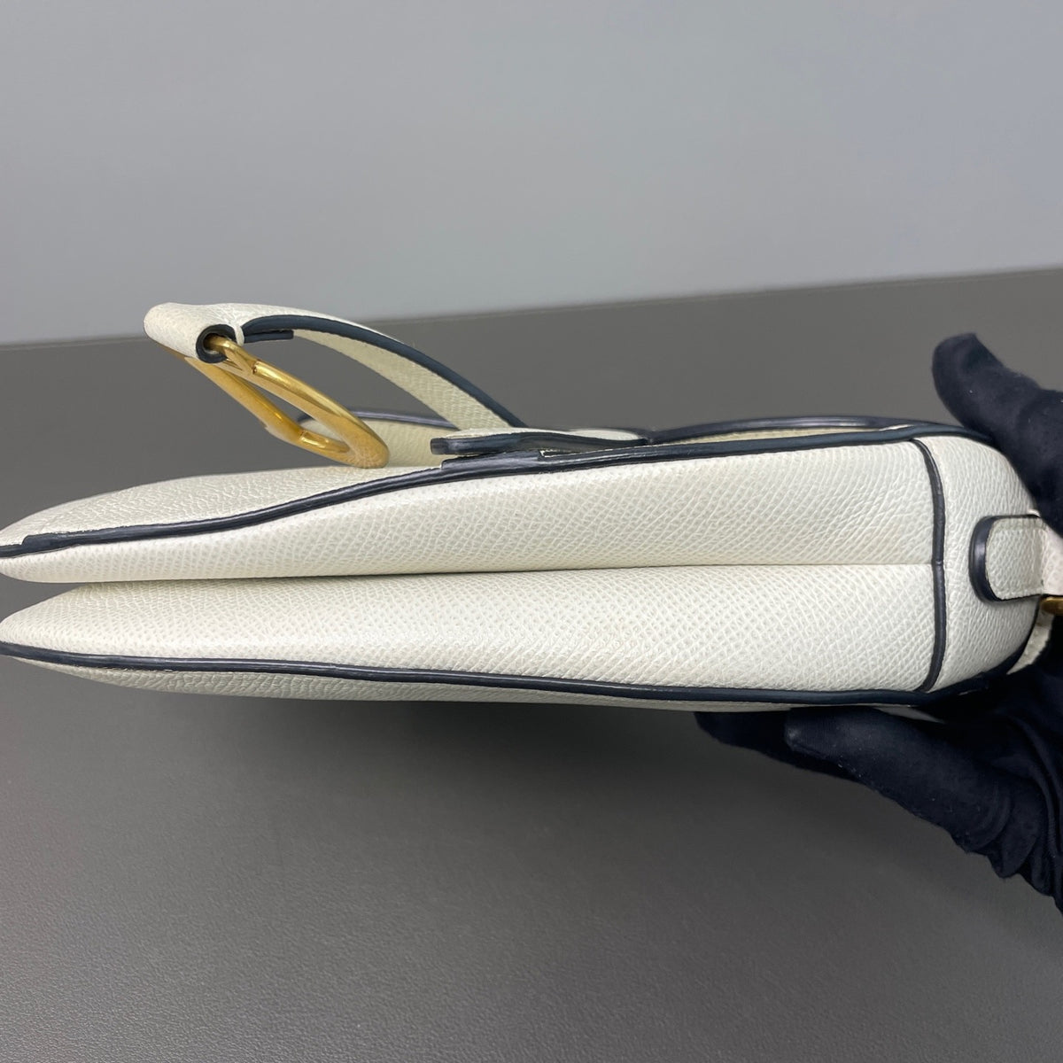 Dior - Saddle - Leather - White - (Small)