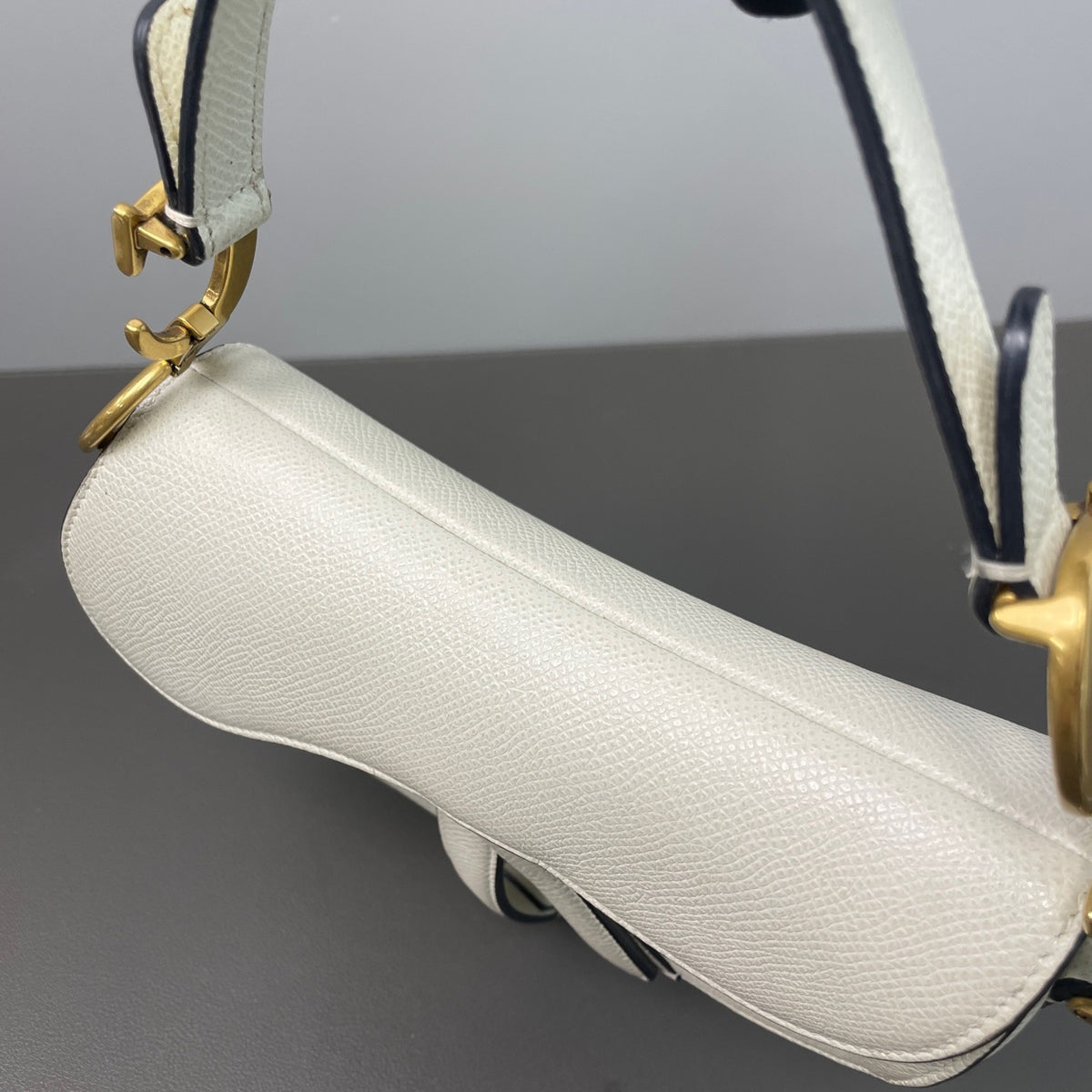 Dior - Saddle - Leather - White - (Small)