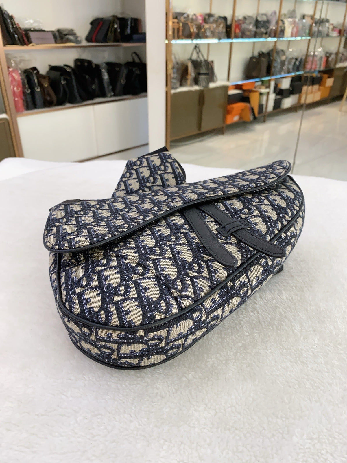Dior - Saddle Medium - Cloth - Blue - (medium)