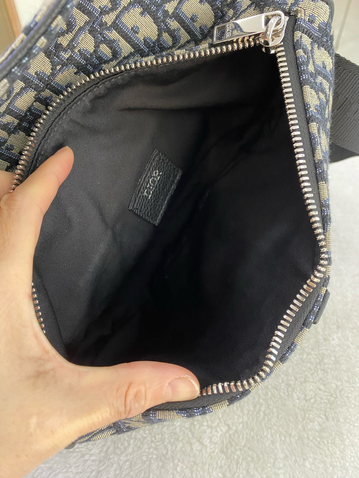 Dior - Saddle Medium - Cloth - Blue - (medium)