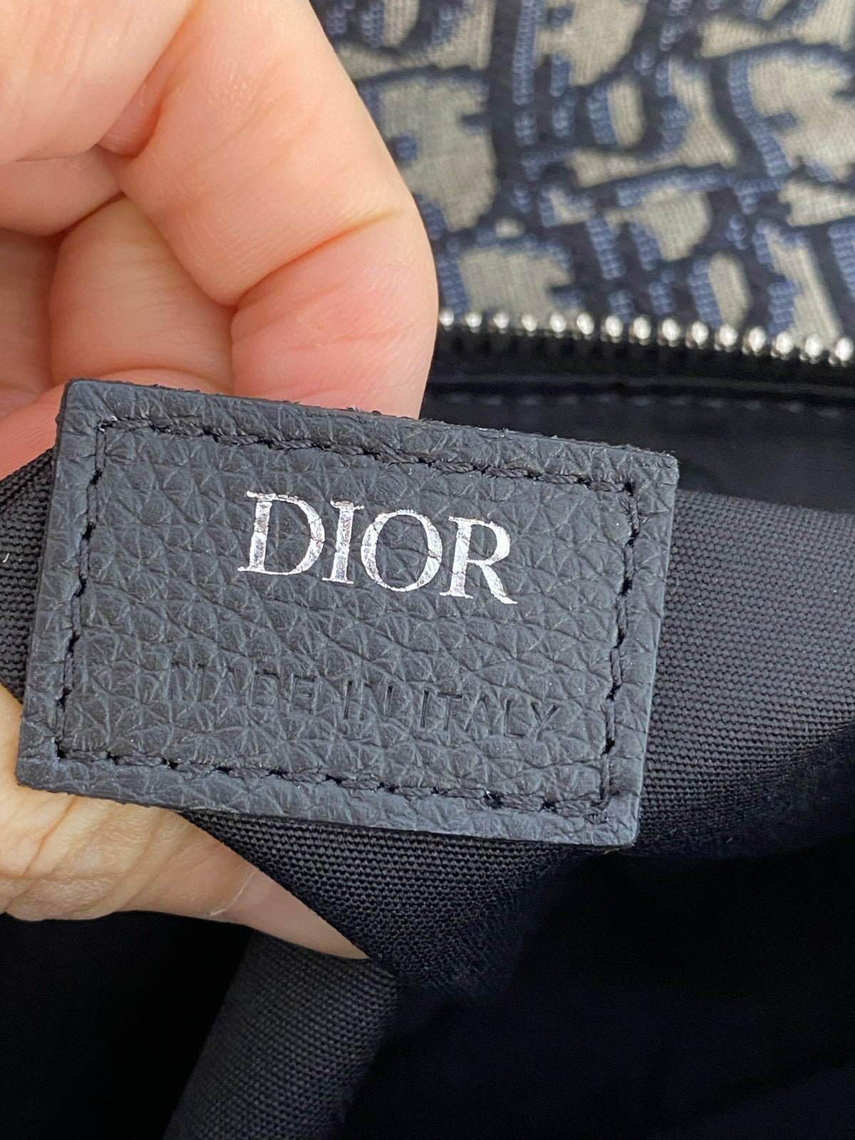 Dior - Saddle Medium - Cloth - Blue - (medium)