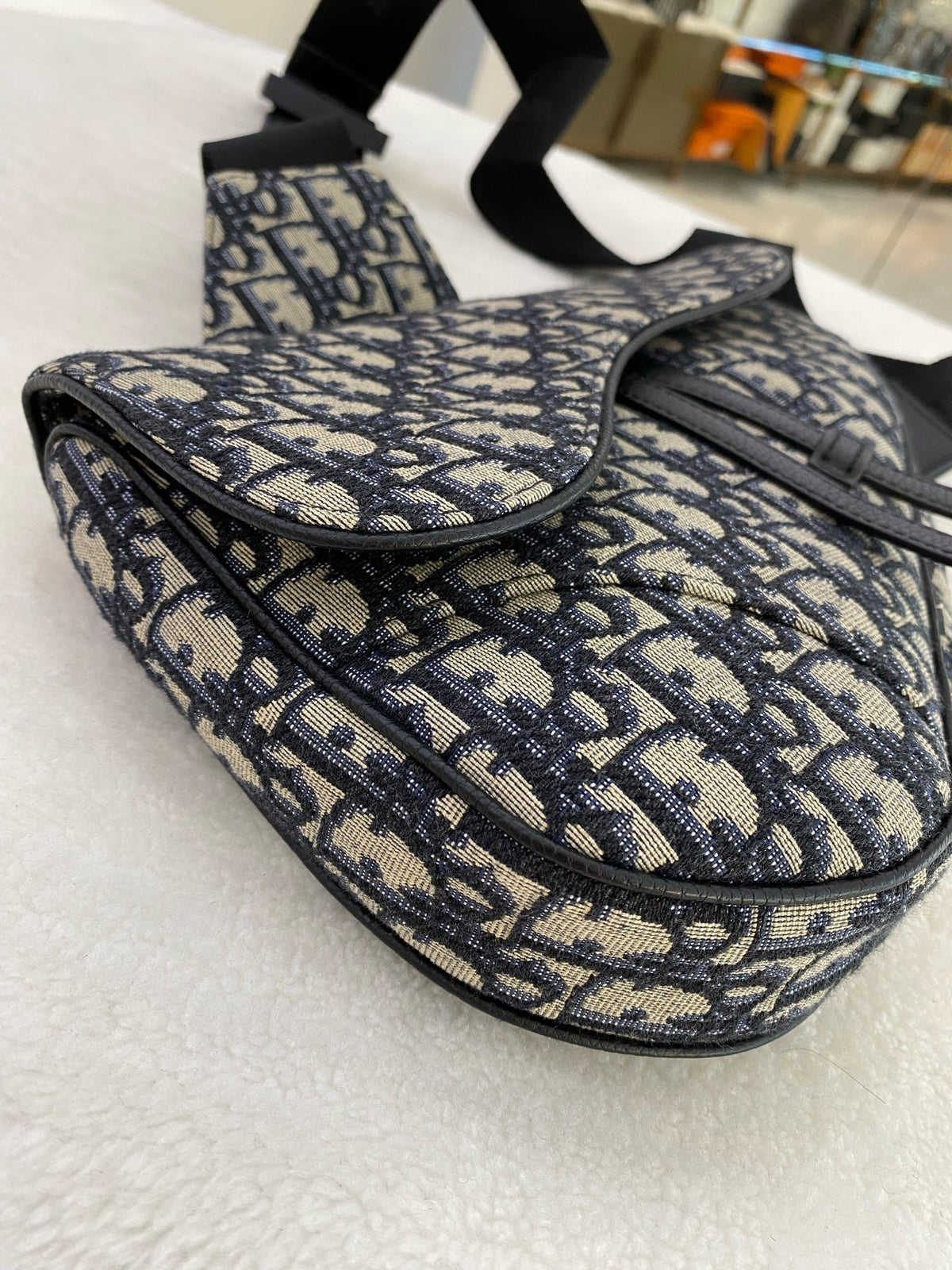 Dior - Saddle Medium - Cloth - Blue - (medium)