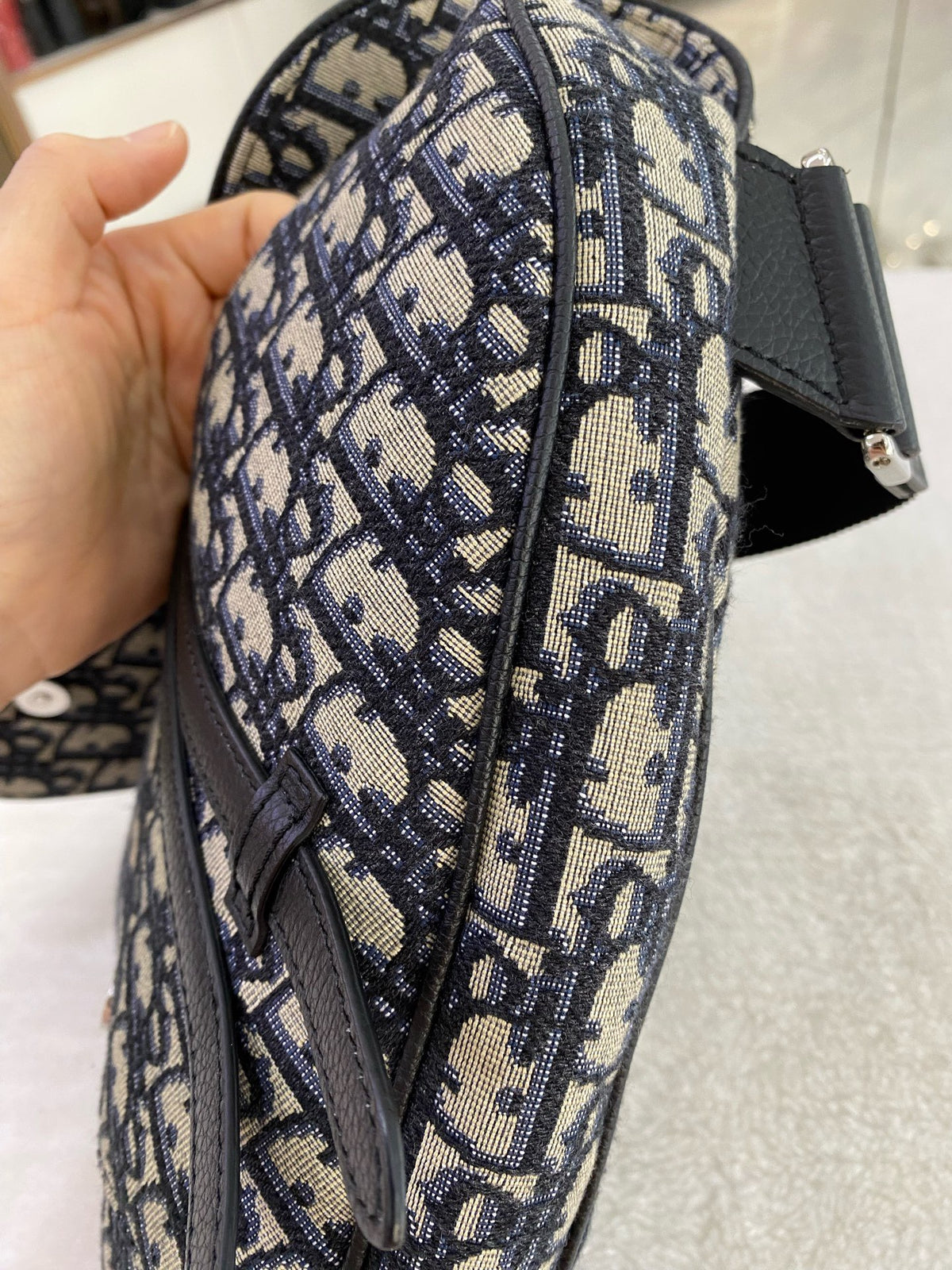 Dior - Saddle Medium - Cloth - Blue - (medium)