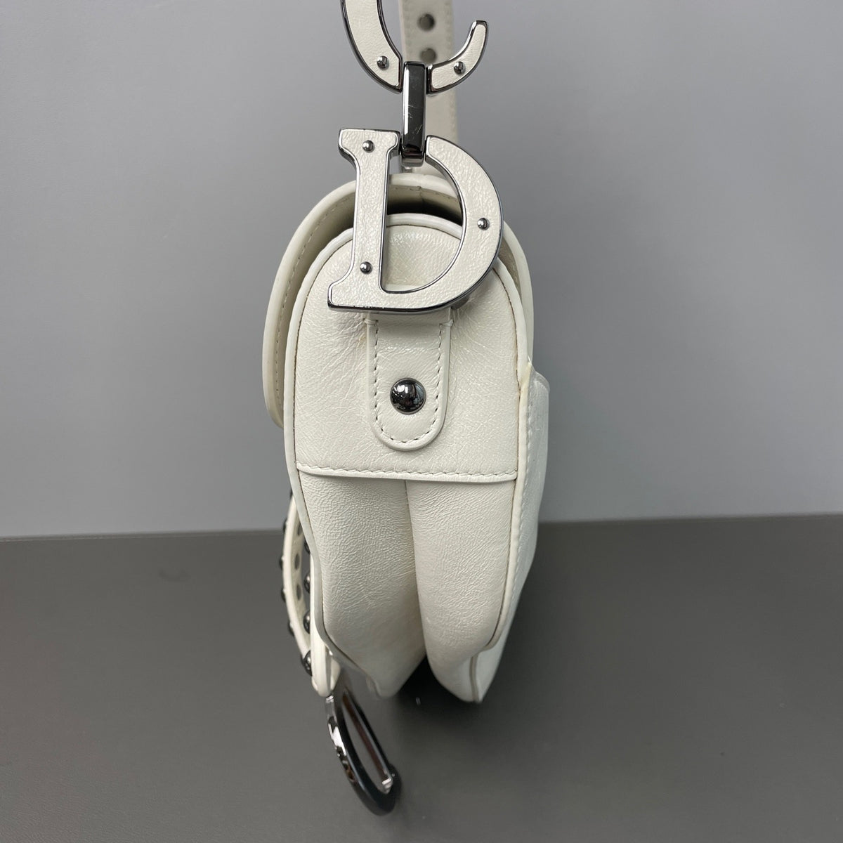 Dior - Saddle Medium - Leather - White - (medium)