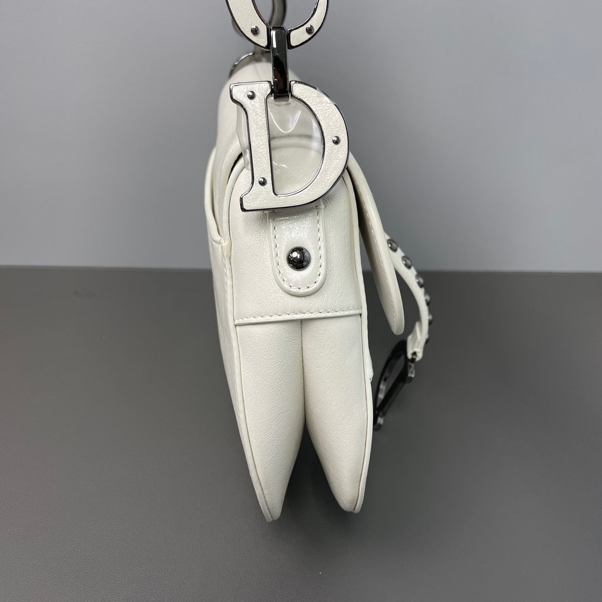 Dior - Saddle Medium - Leather - White - (medium)