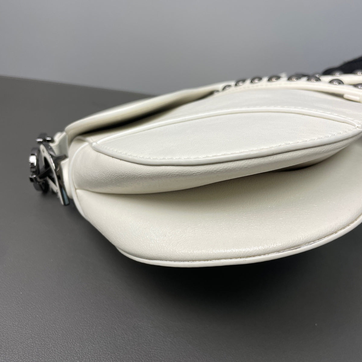 Dior - Saddle Medium - Leather - White - (medium)