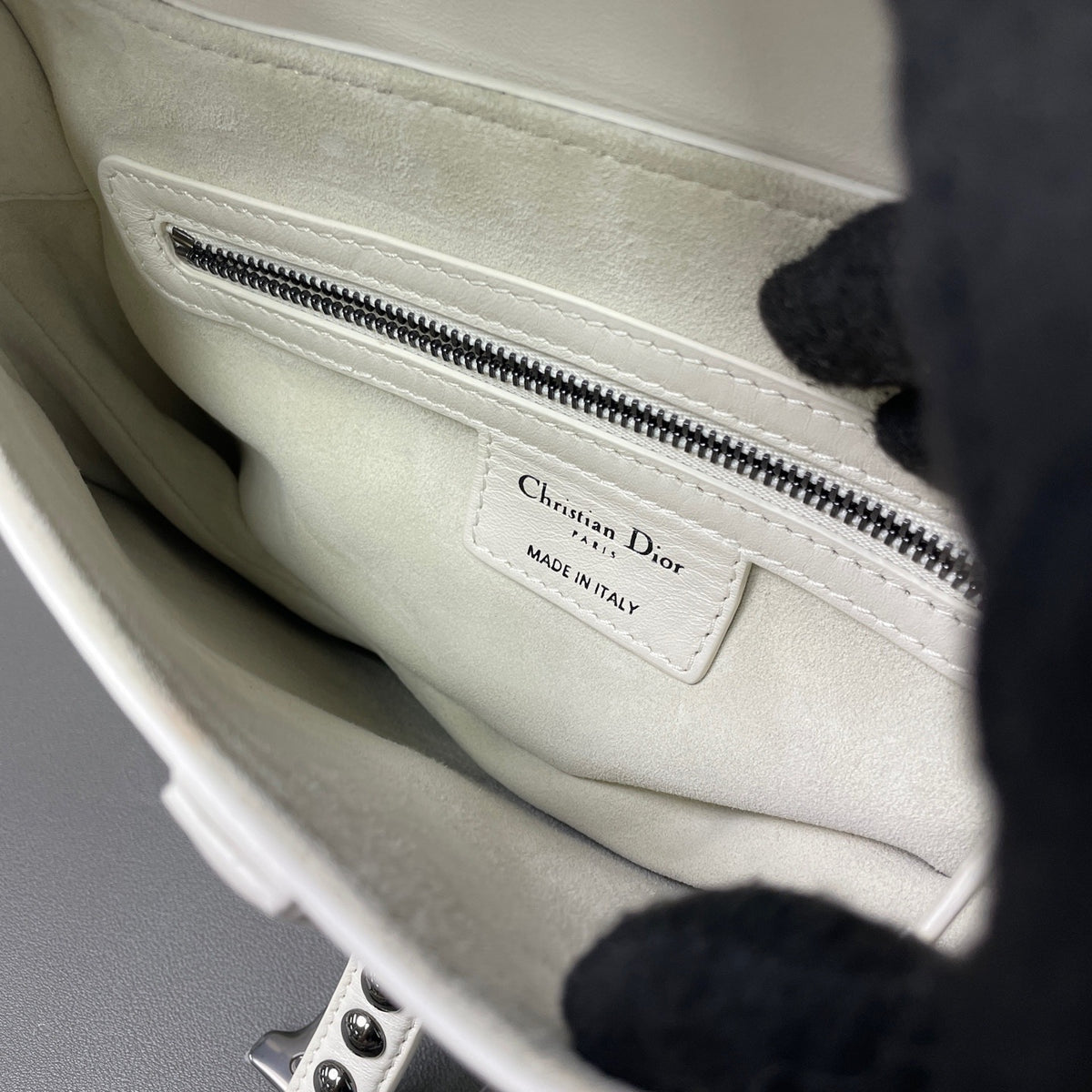 Dior - Saddle Medium - Leather - White - (medium)