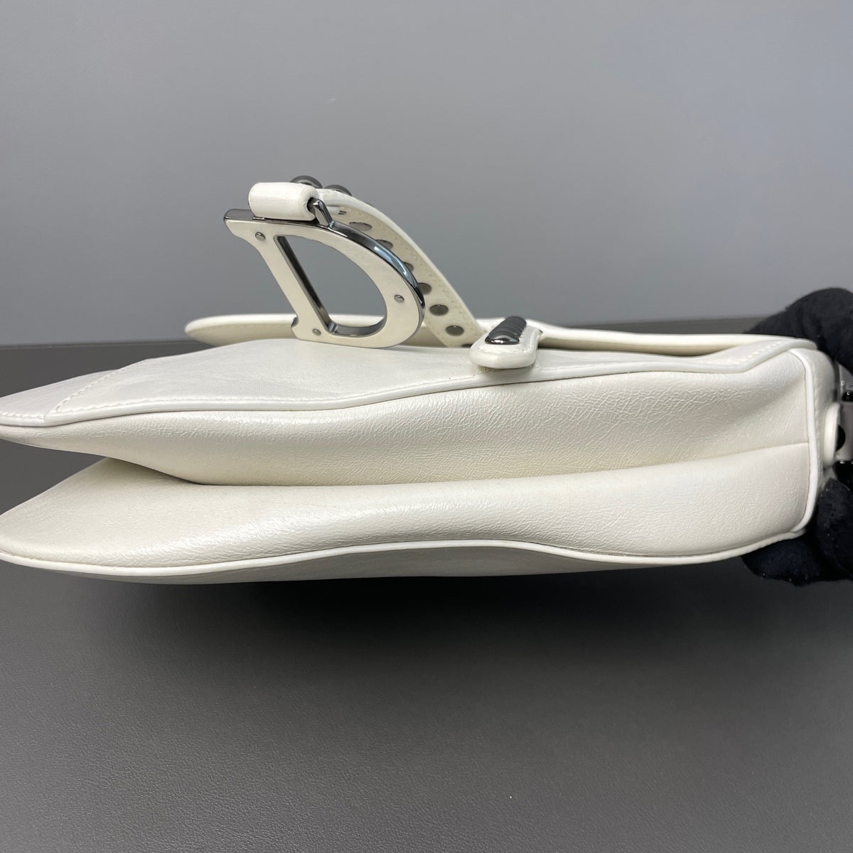 Dior - Saddle Medium - Leather - White - (medium)