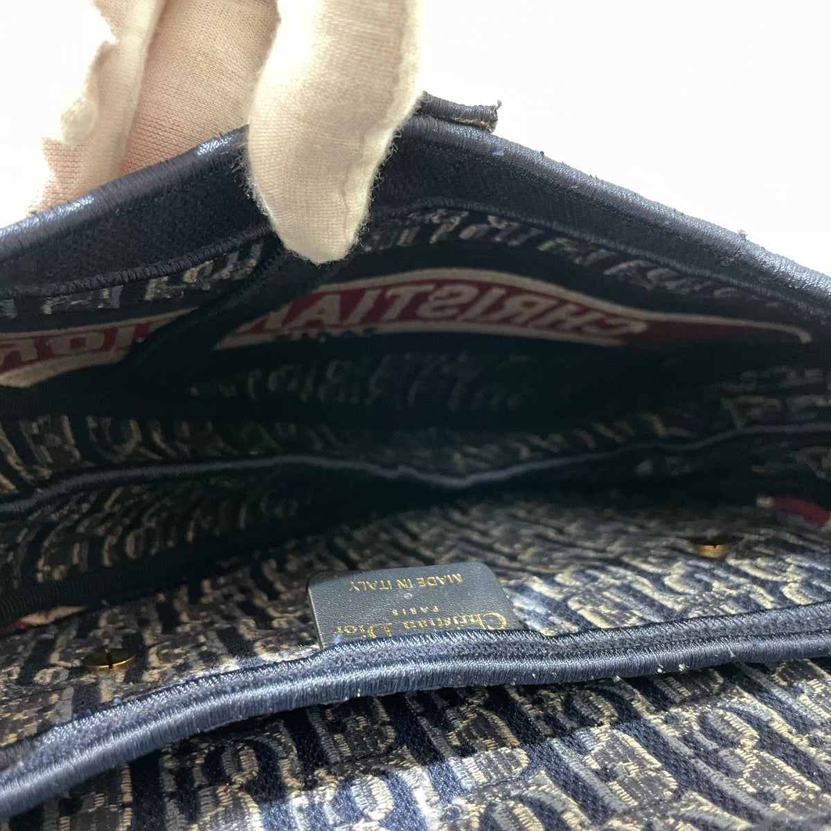 Dior - Saddle Medium - Velvet - Blue - (medium)