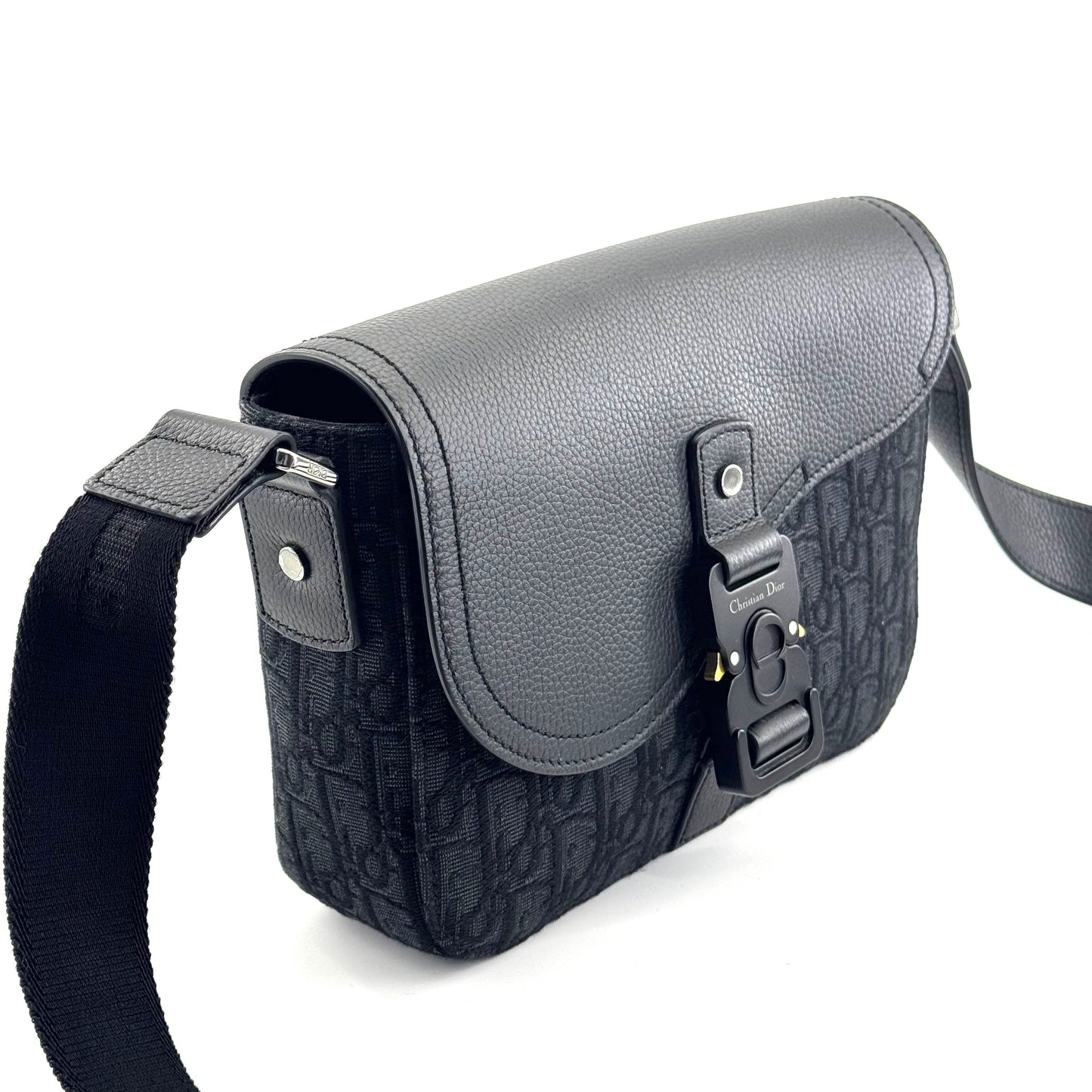 Dior - Saddle Messenger Bag - Cloth - Black - (small)