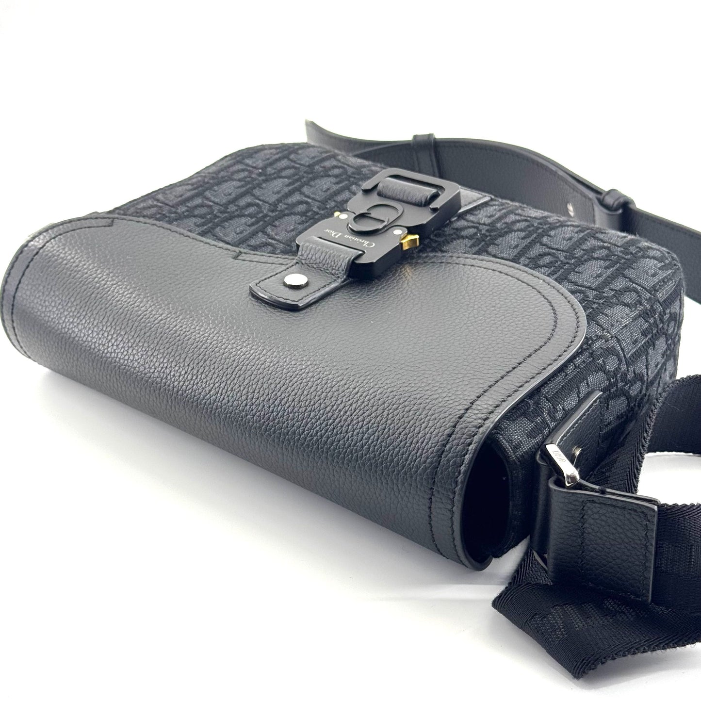 Dior - Saddle Messenger Bag - Cloth - Black - (small)