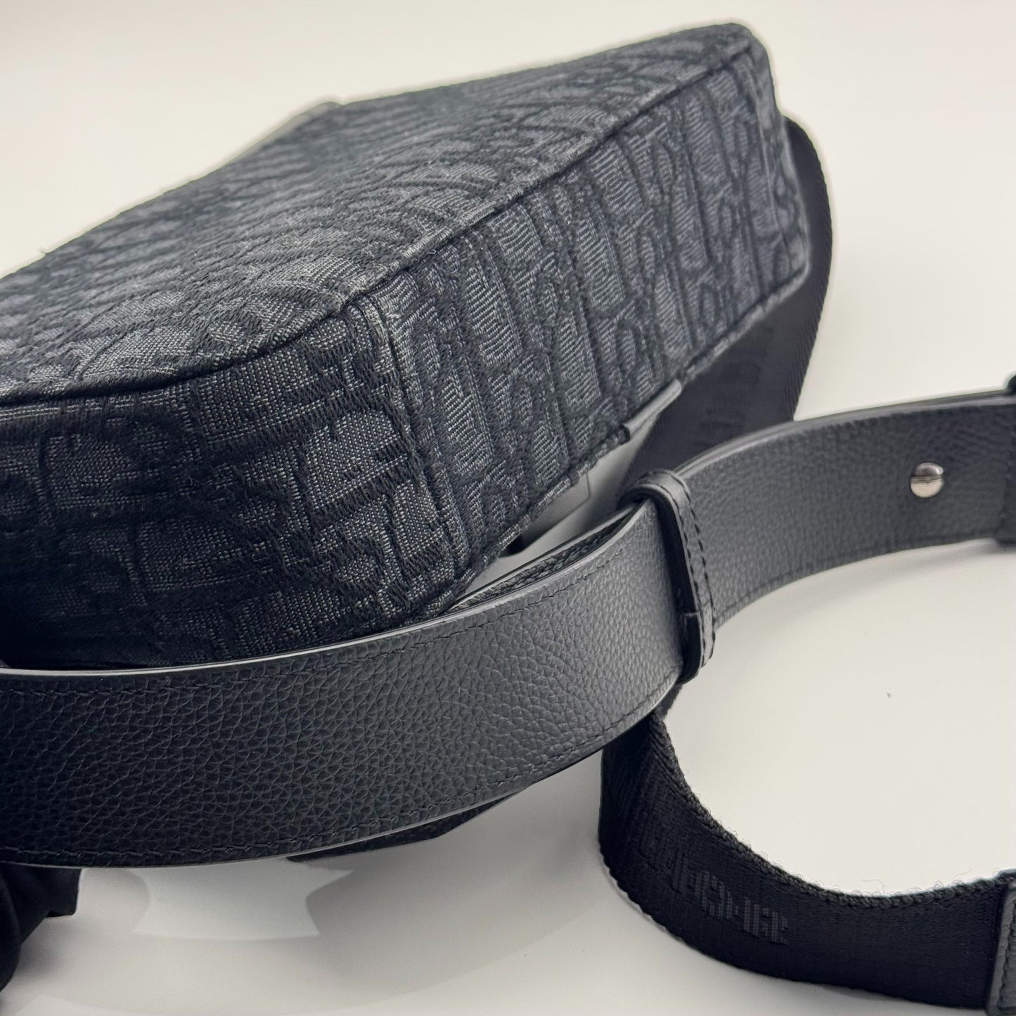 Dior - Saddle Messenger Bag - Cloth - Black - (small)