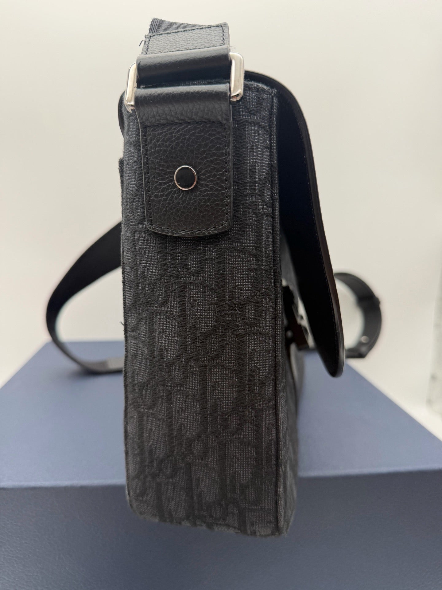 Dior - Saddle Messenger Bag - Fabric - Black - (small)