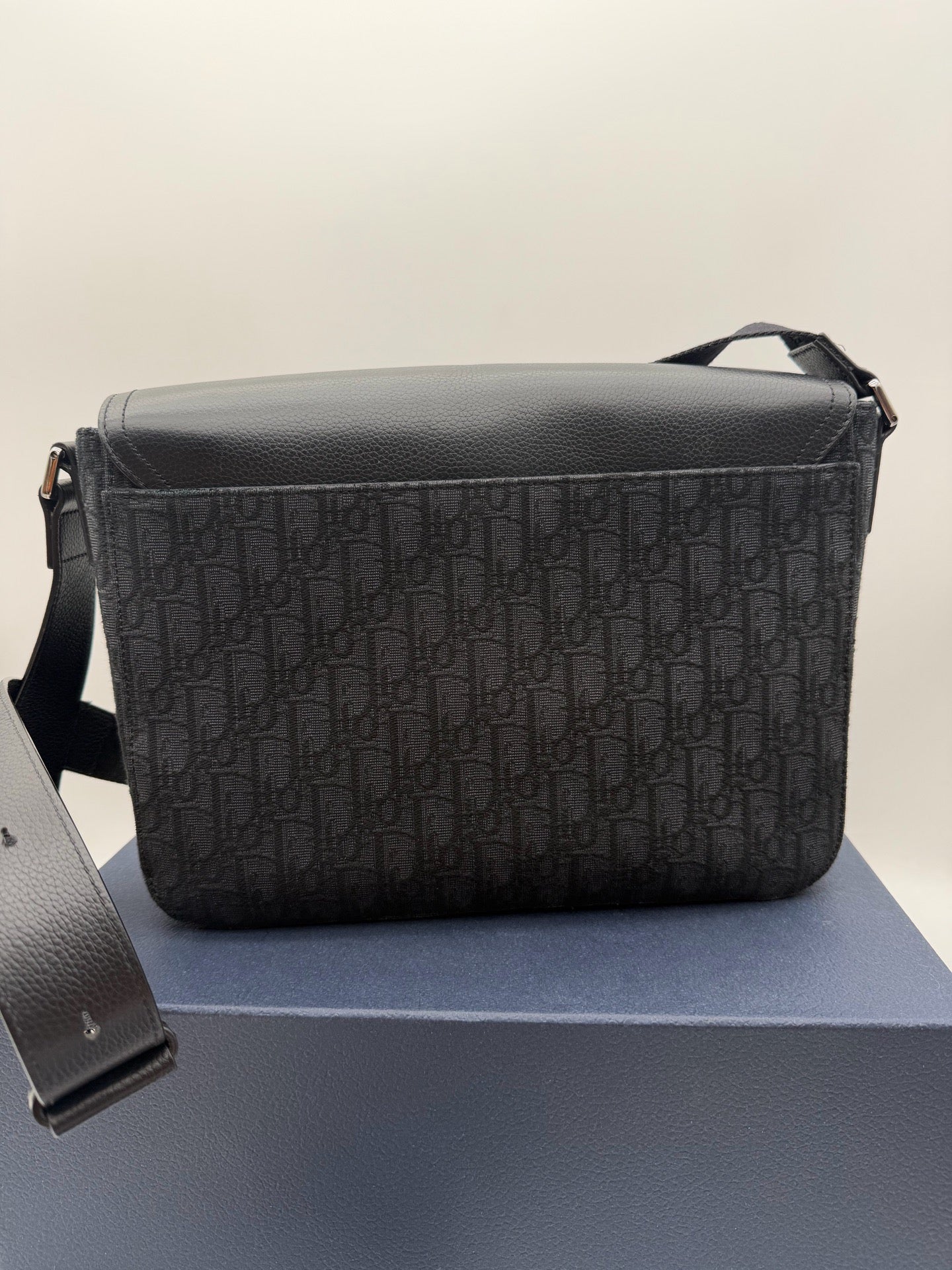 Dior - Saddle Messenger Bag - Fabric - Black - (small)
