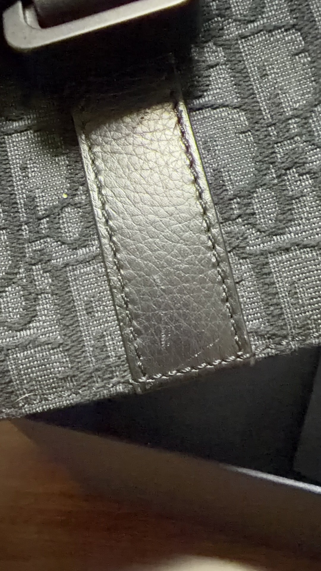 Dior - Saddle Messenger Bag - Fabric - Black - (small)