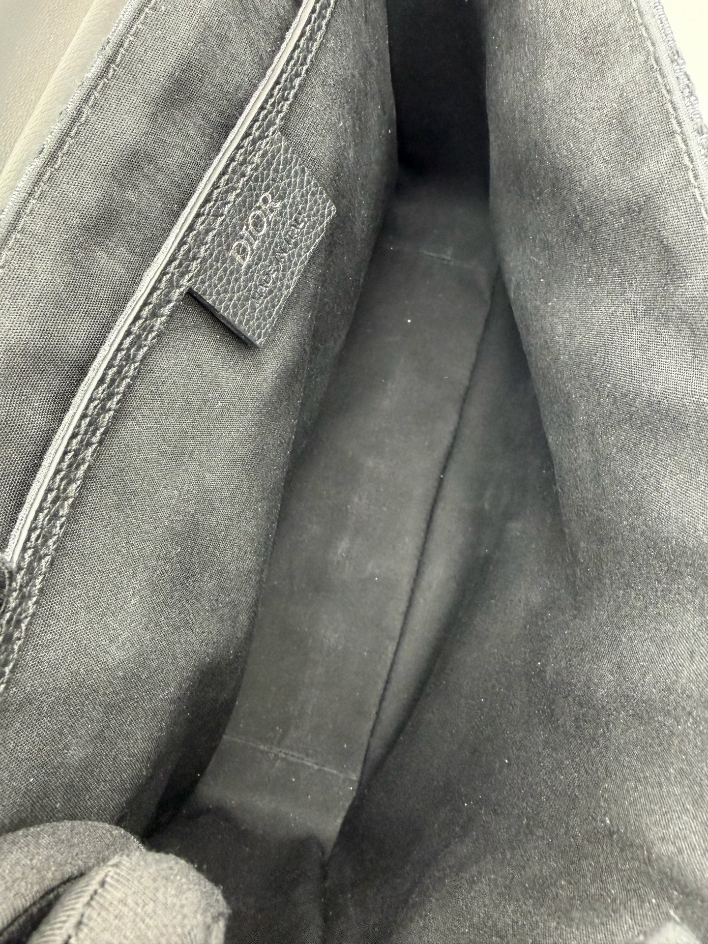 Dior - Saddle Messenger Bag - Fabric - Black - (small)