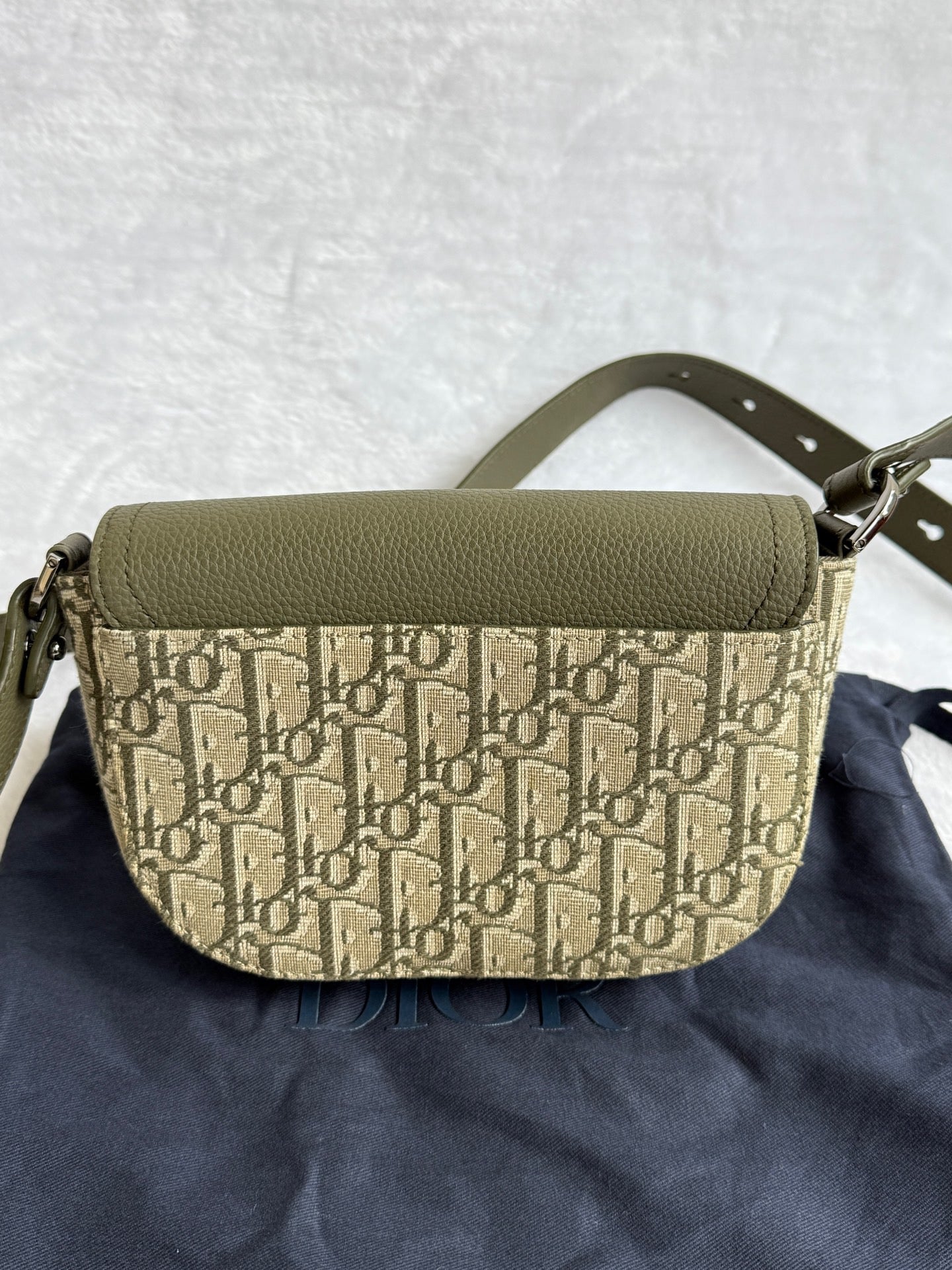 Dior - Saddle Messenger Bag - Fabric - Green - (mini)