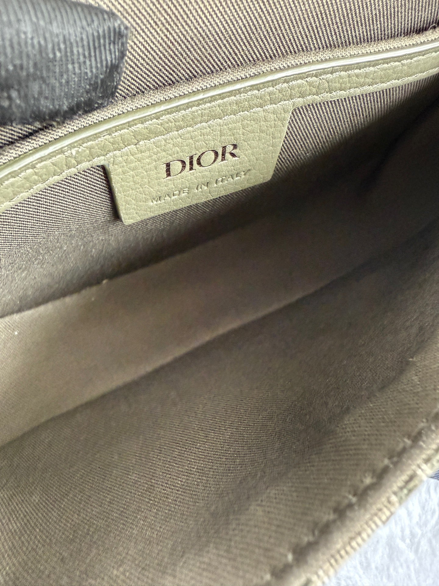 Dior - Saddle Messenger Bag - Fabric - Green - (mini)