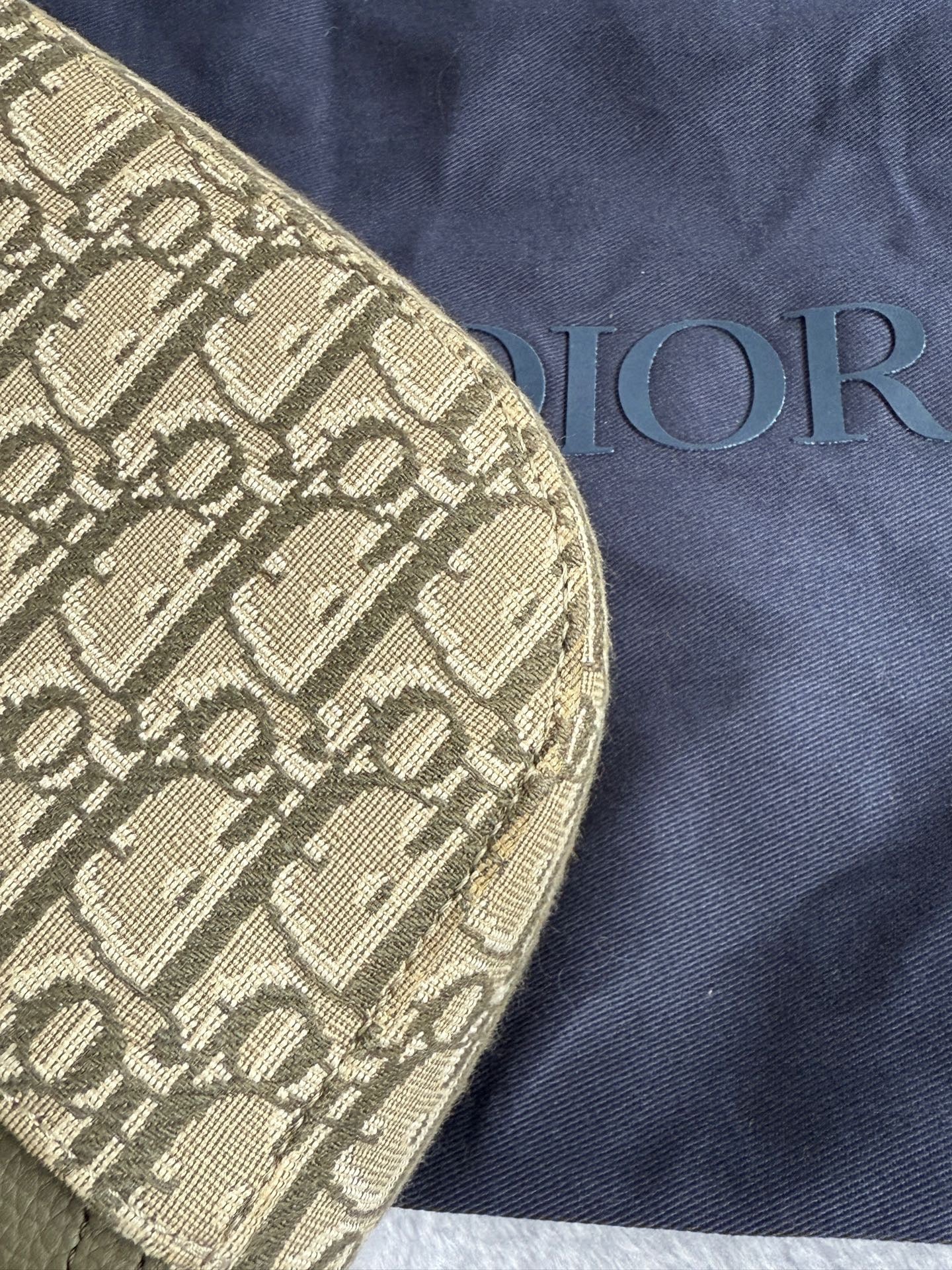 Dior - Saddle Messenger Bag - Fabric - Green - (mini)